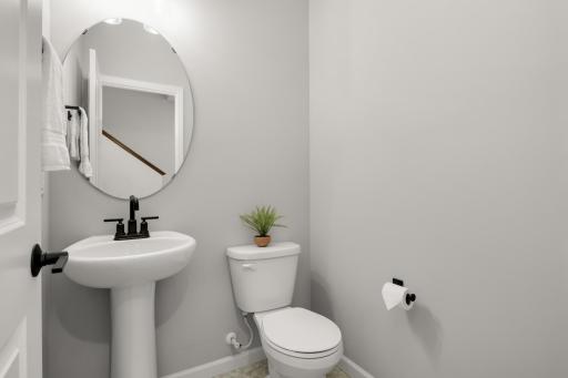 Main floor powder room.