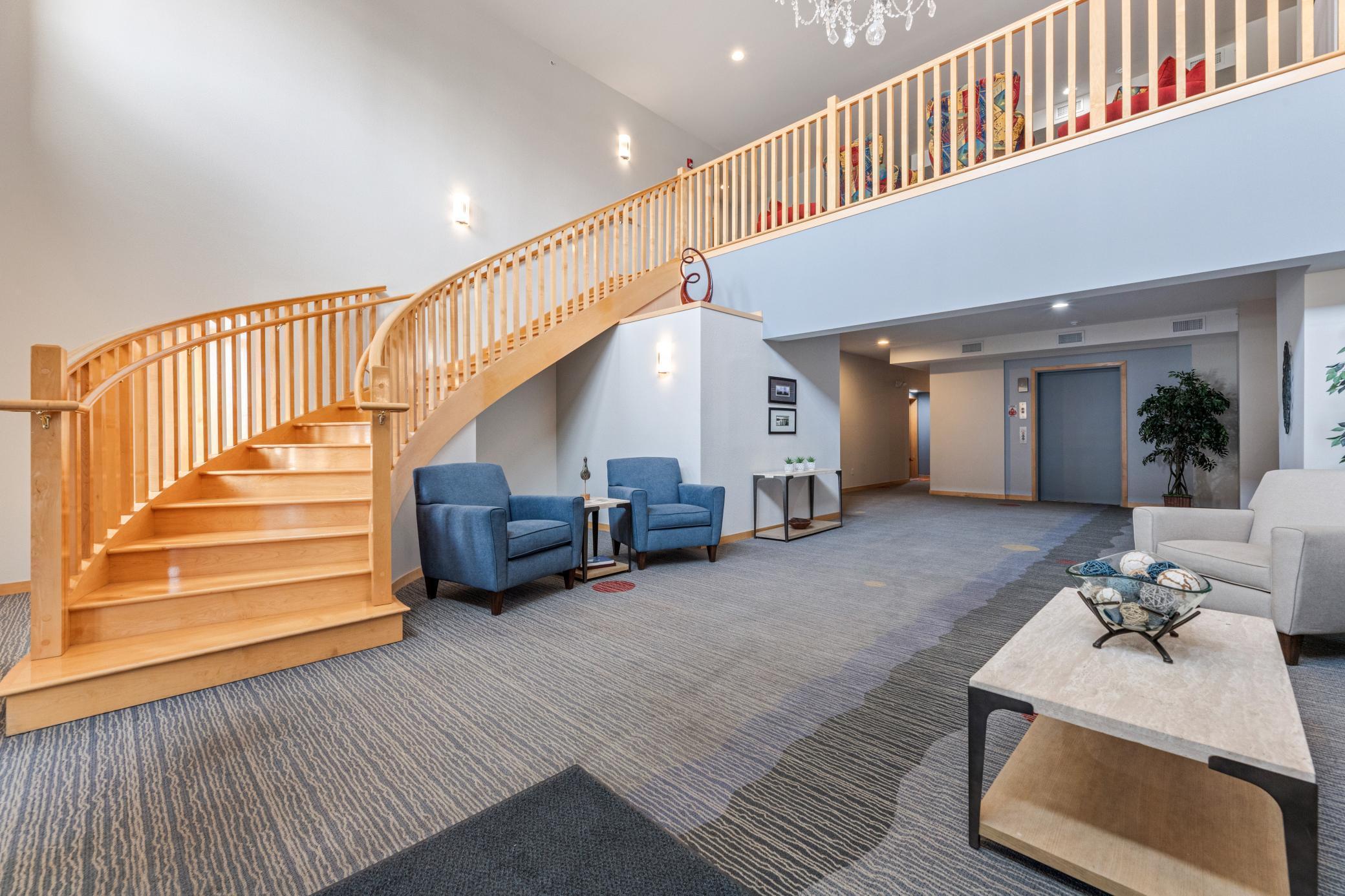 inviting entry from main entrance UNIT 205 is on main level