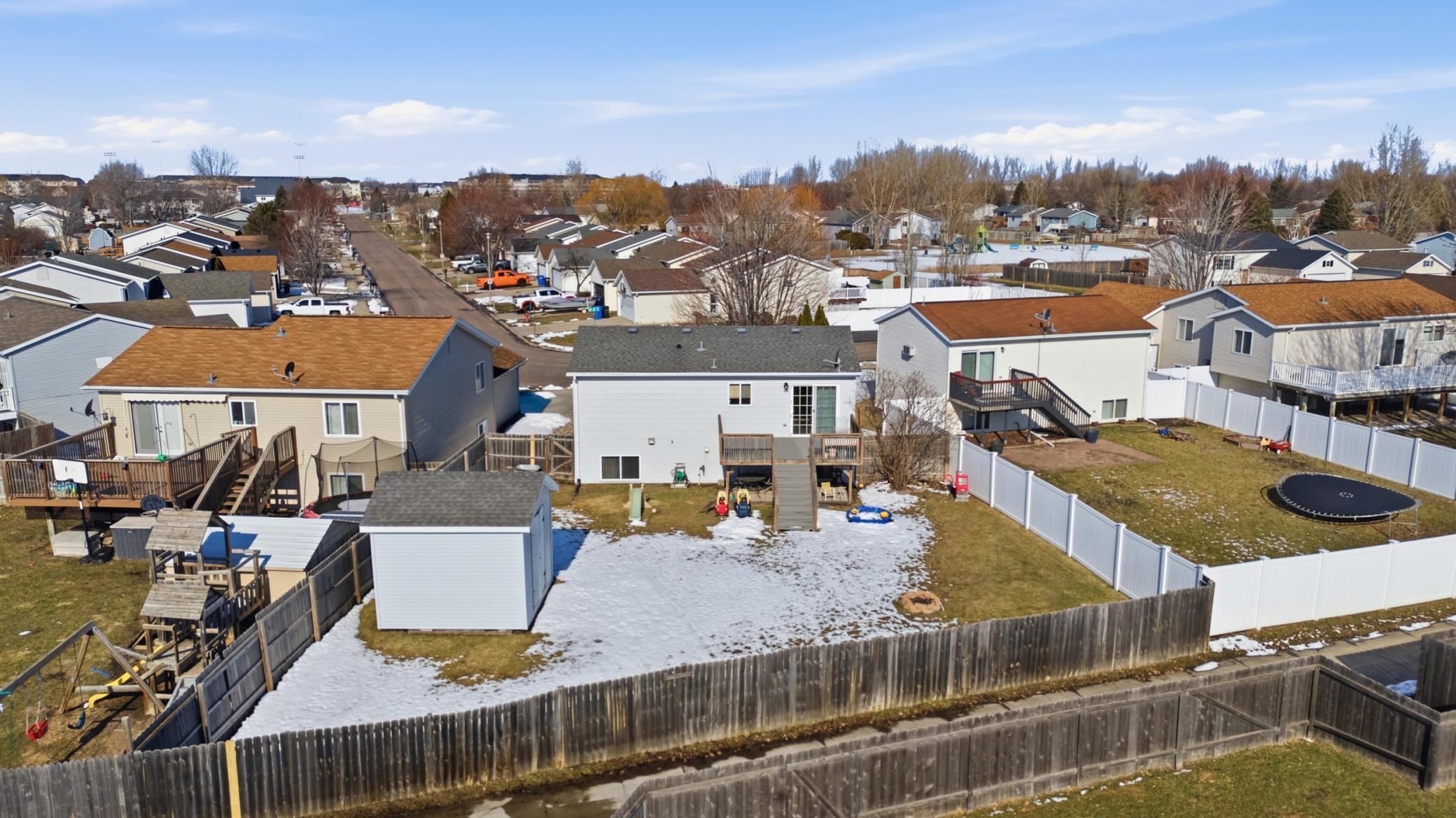 Backyard Backing To Trail