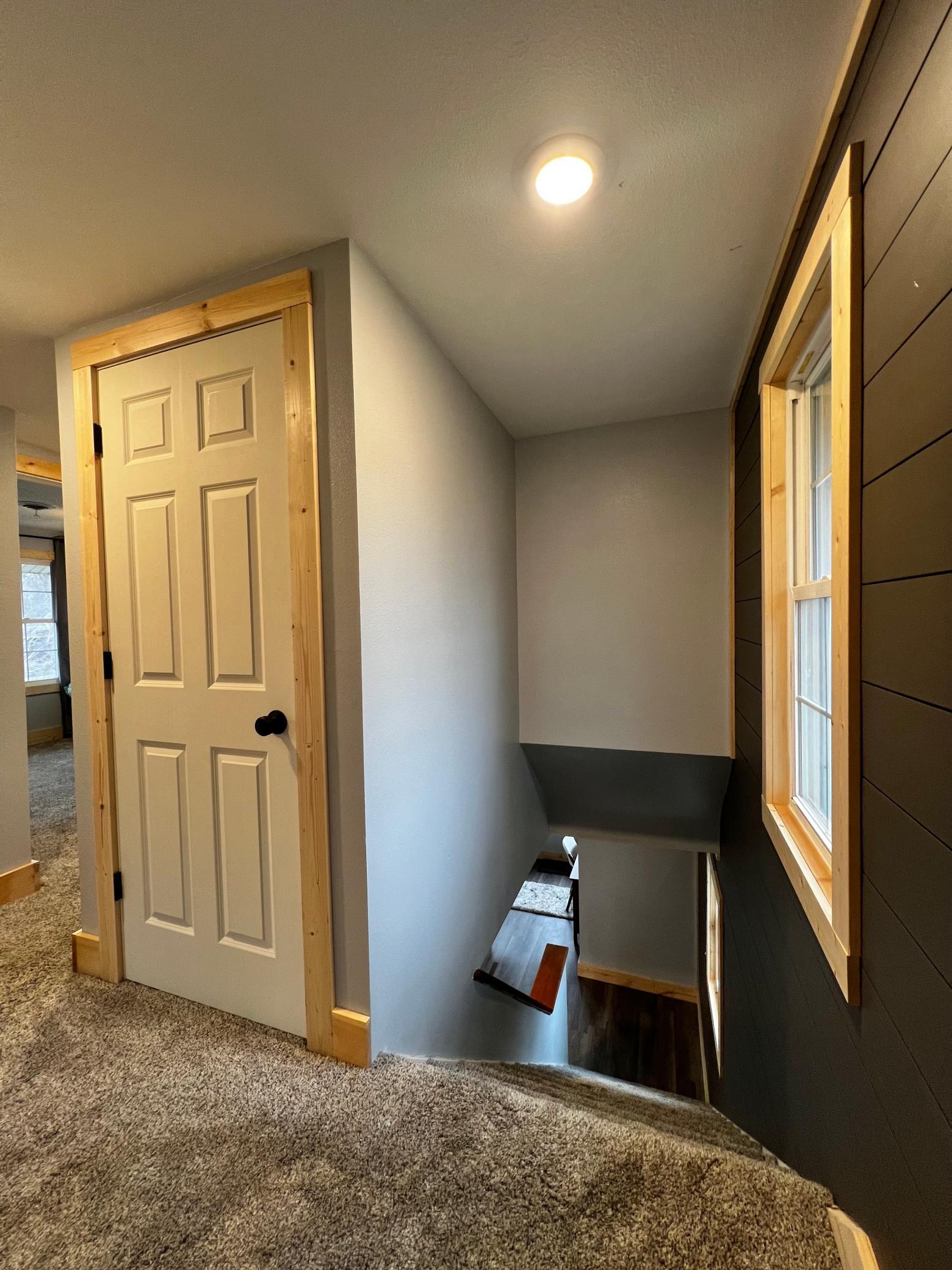 View of 2nd floor hall and stairway.