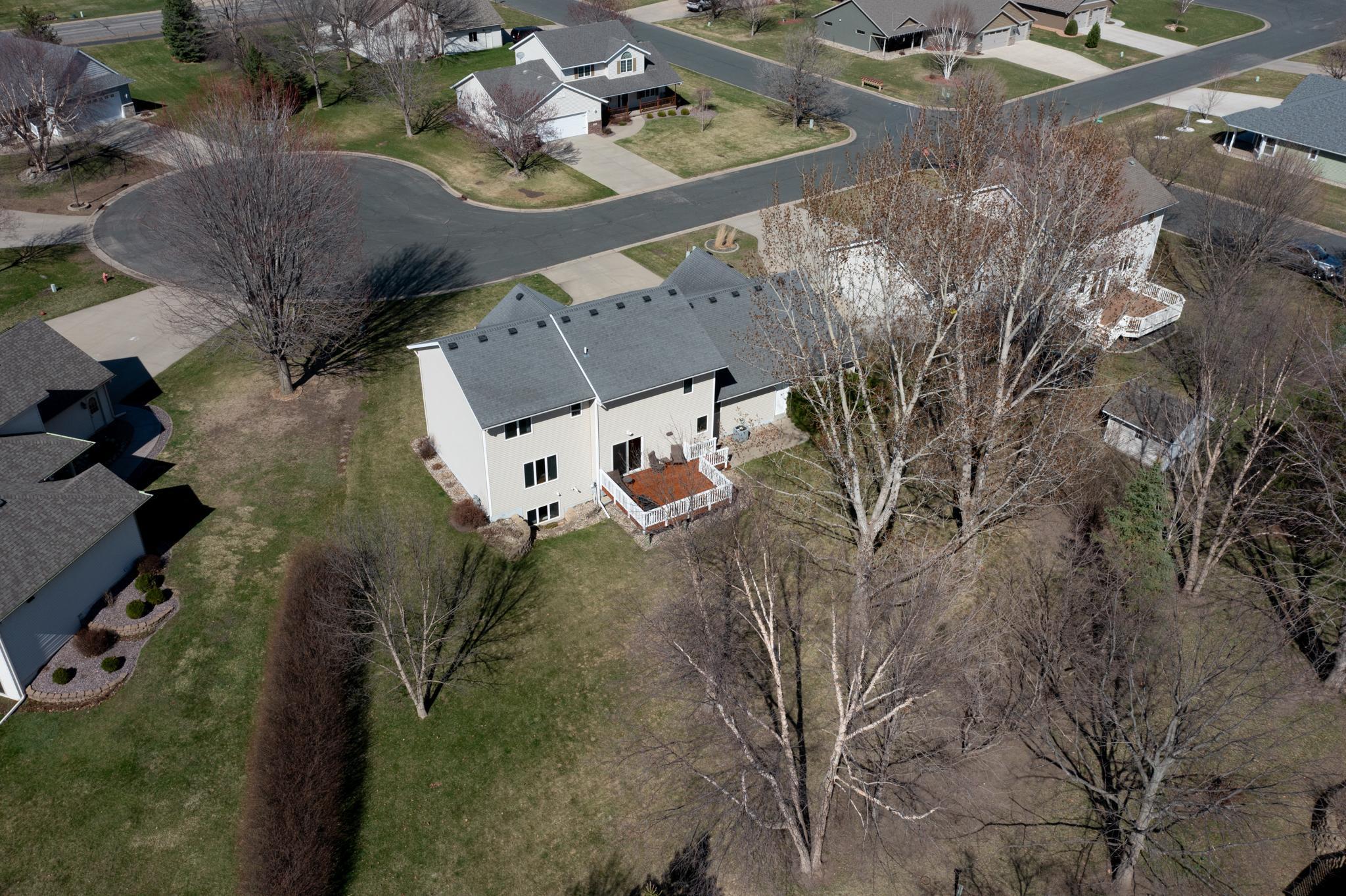Relax on the 16'x14' deck and enjoy the spacious backyard.