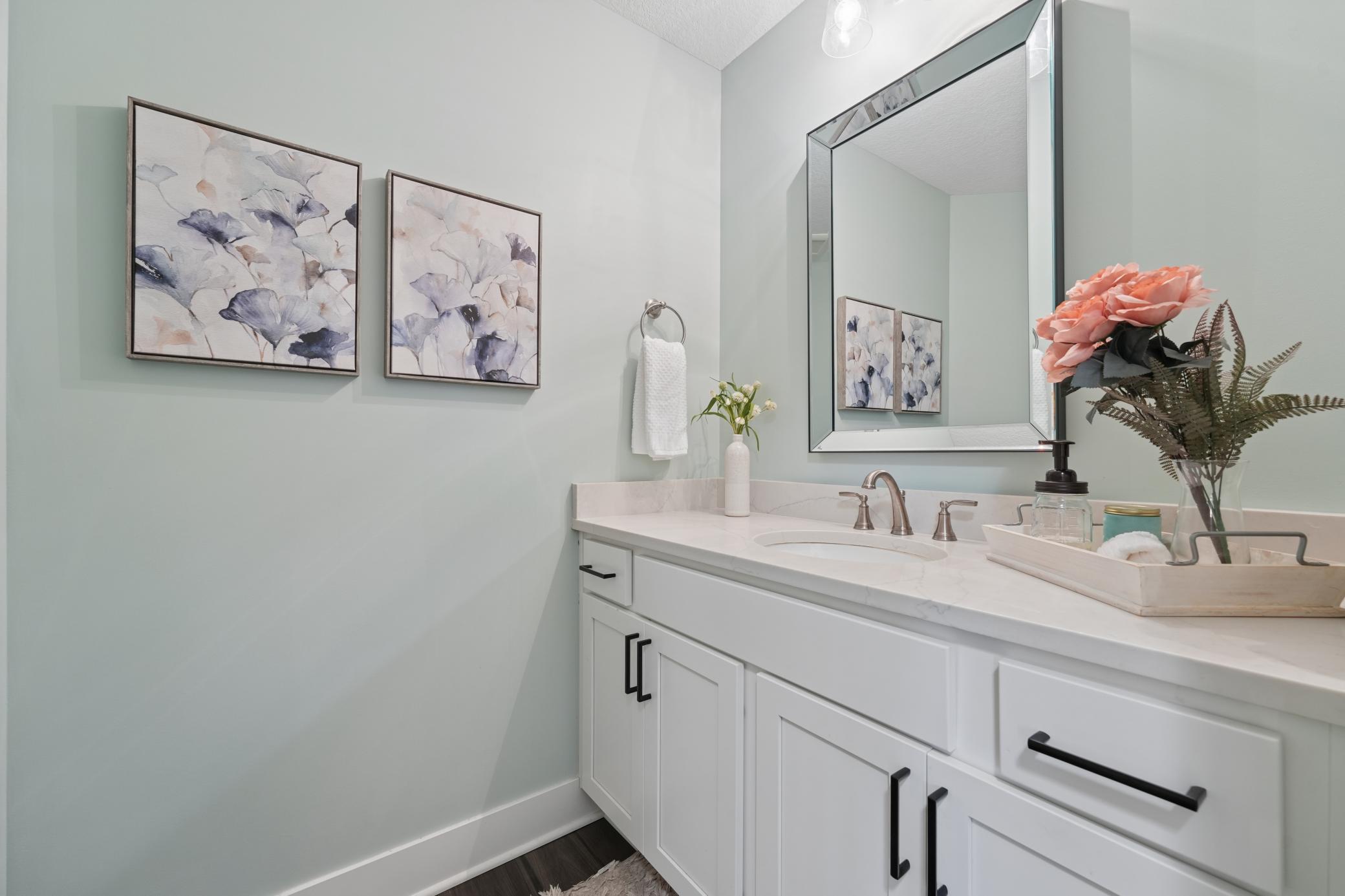 Main floor half-bathroom