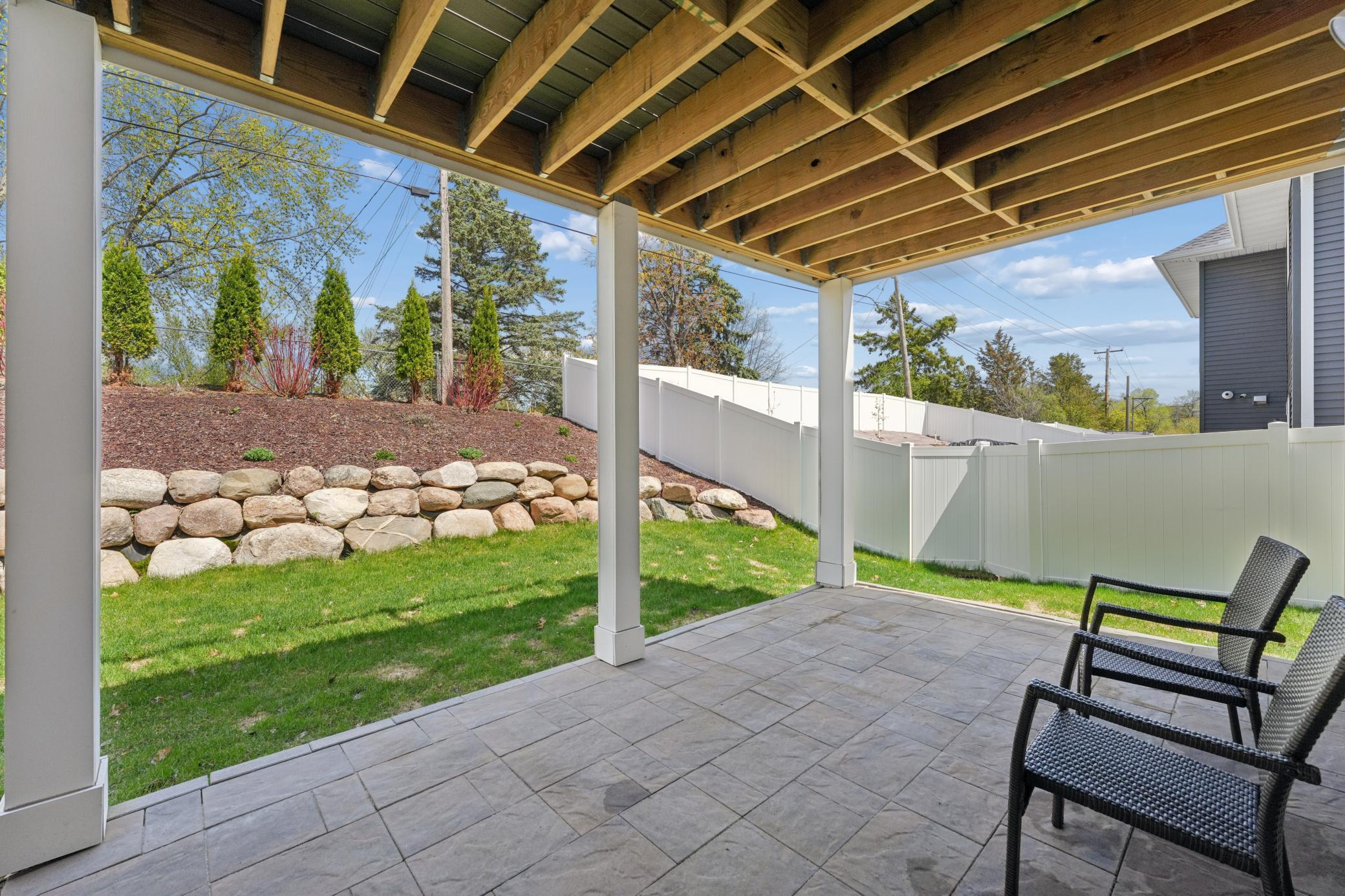 Private patio