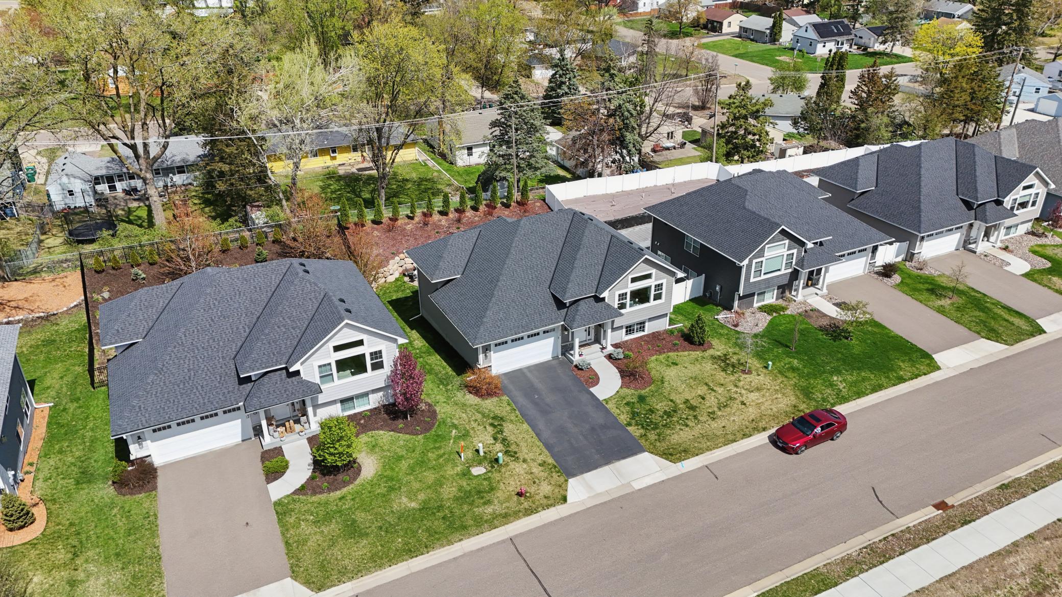 Underground sprinkler system will get this yard lush and green in no time!