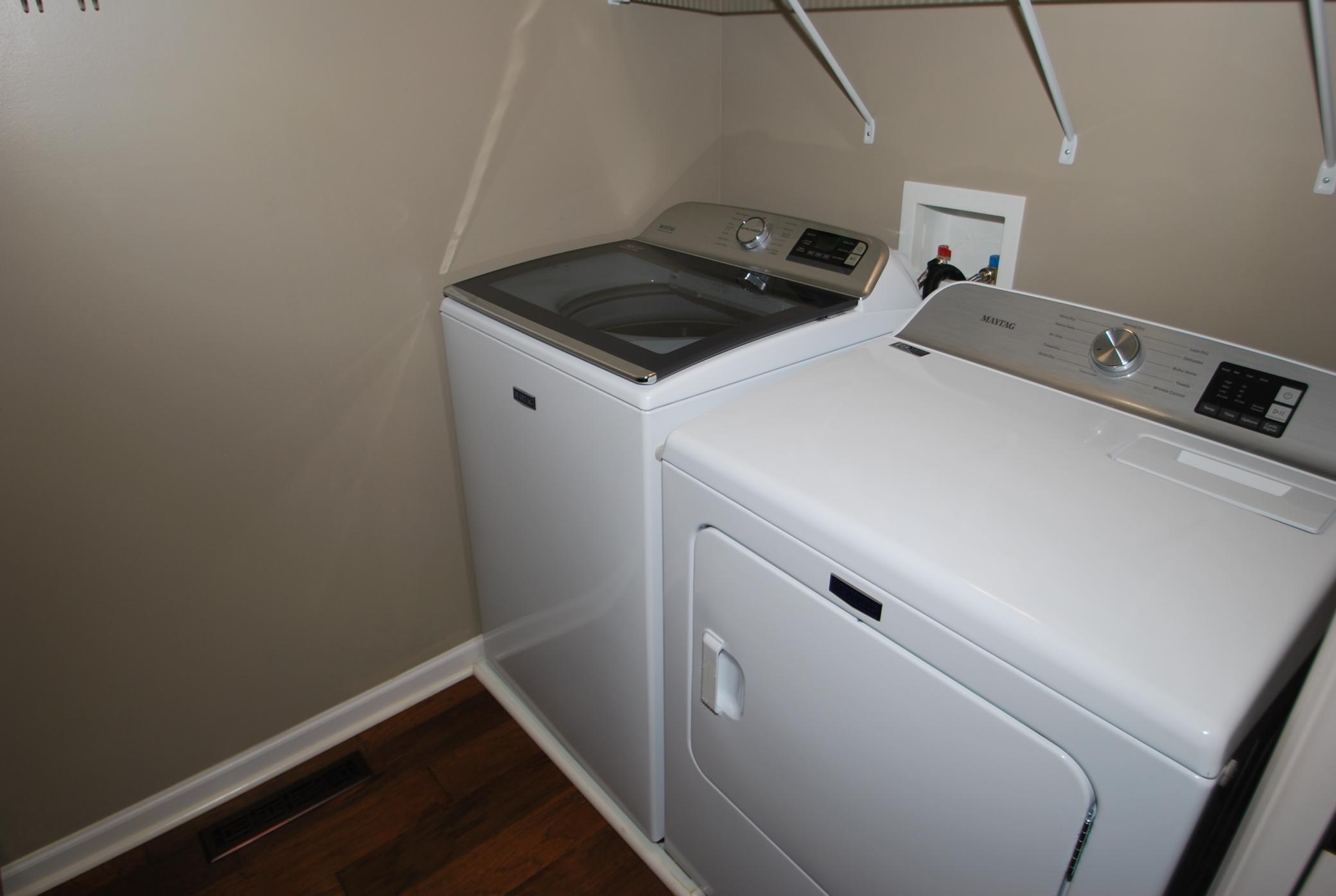 Recently updated washer and dryer