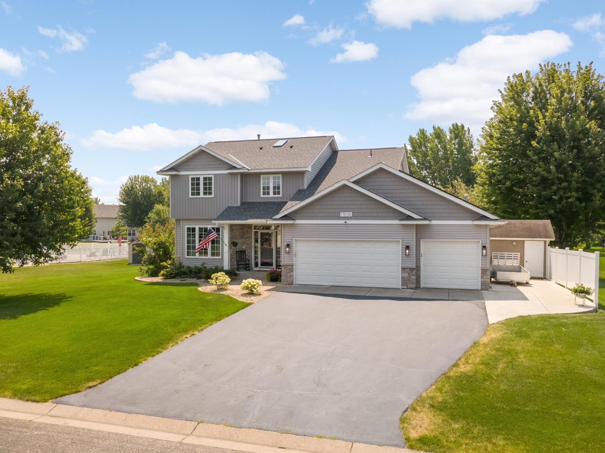 Extra parking + privacy + storage.