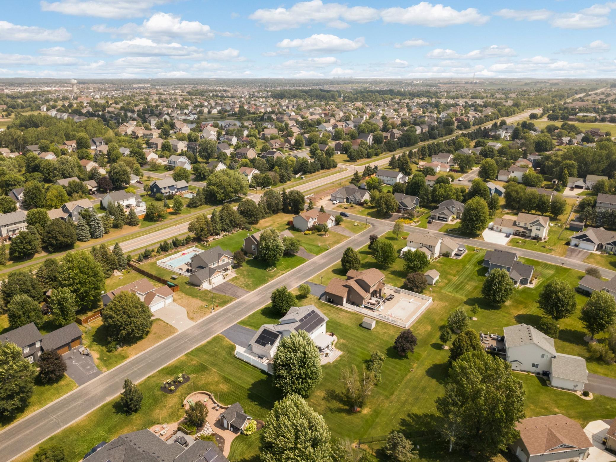 Tucked into desirable Harris Acres in Farmington.