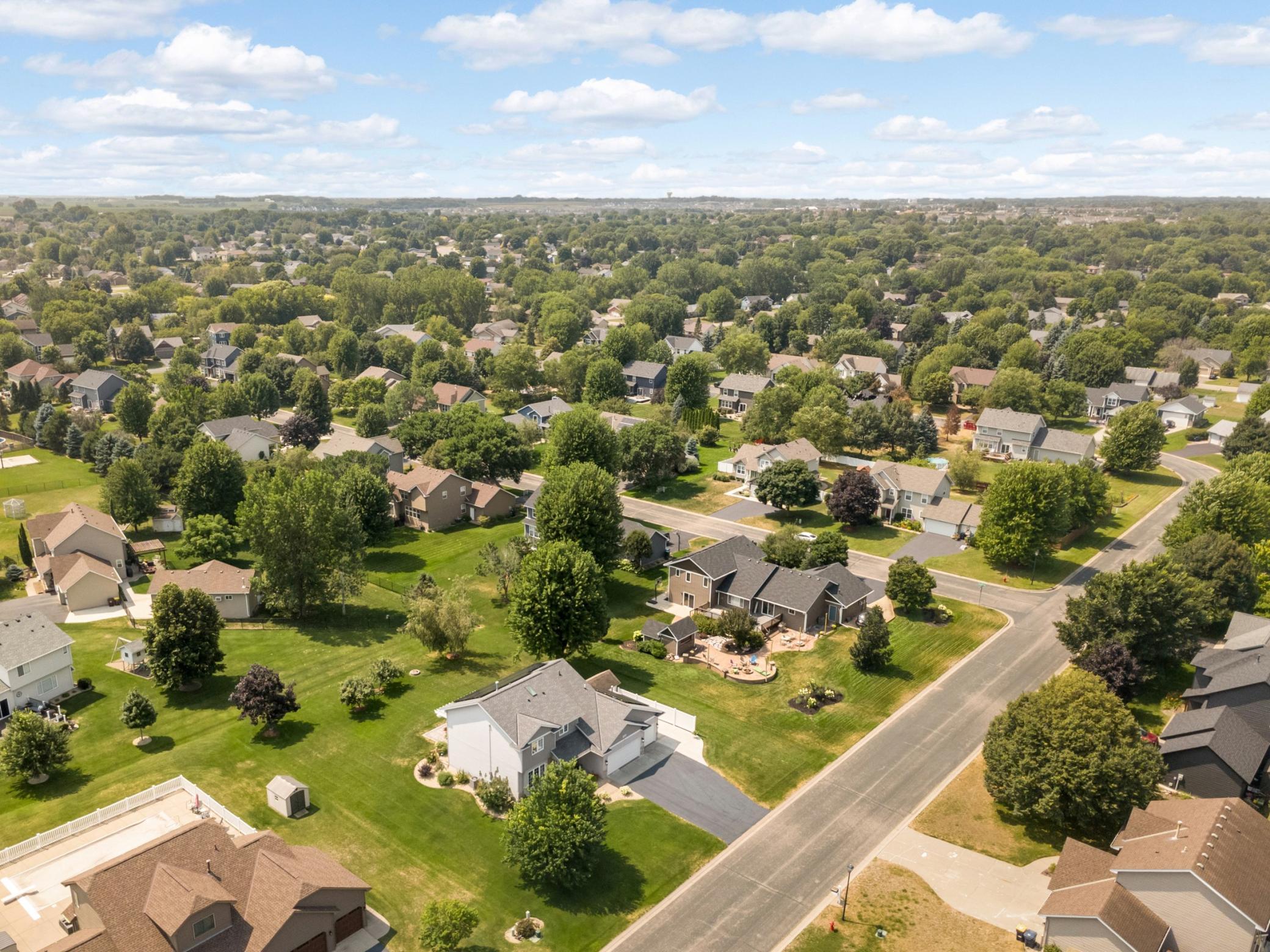 Perfectly situated on a flat .43-acre lot.