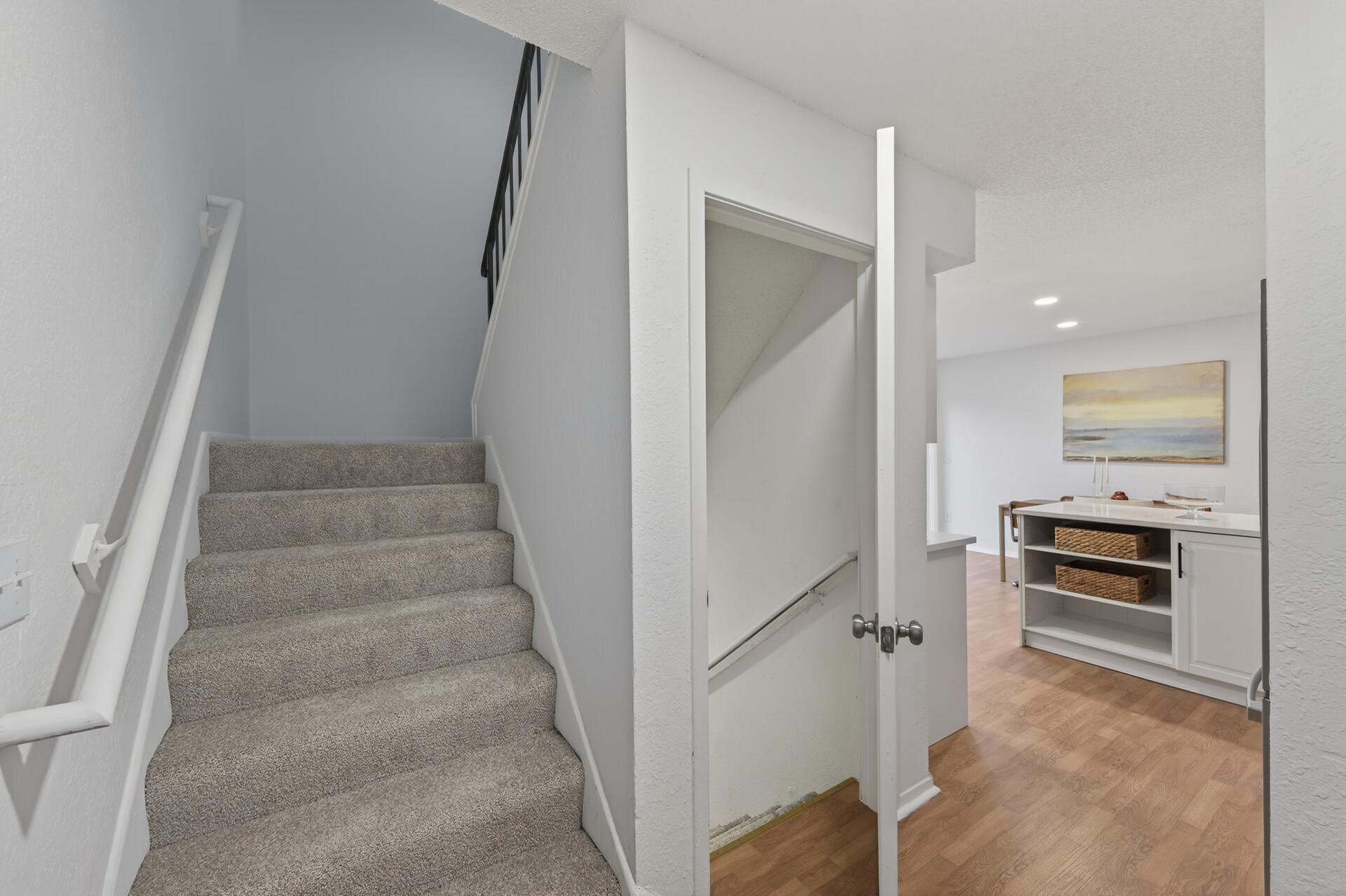 Upstairs/Basement Staircases