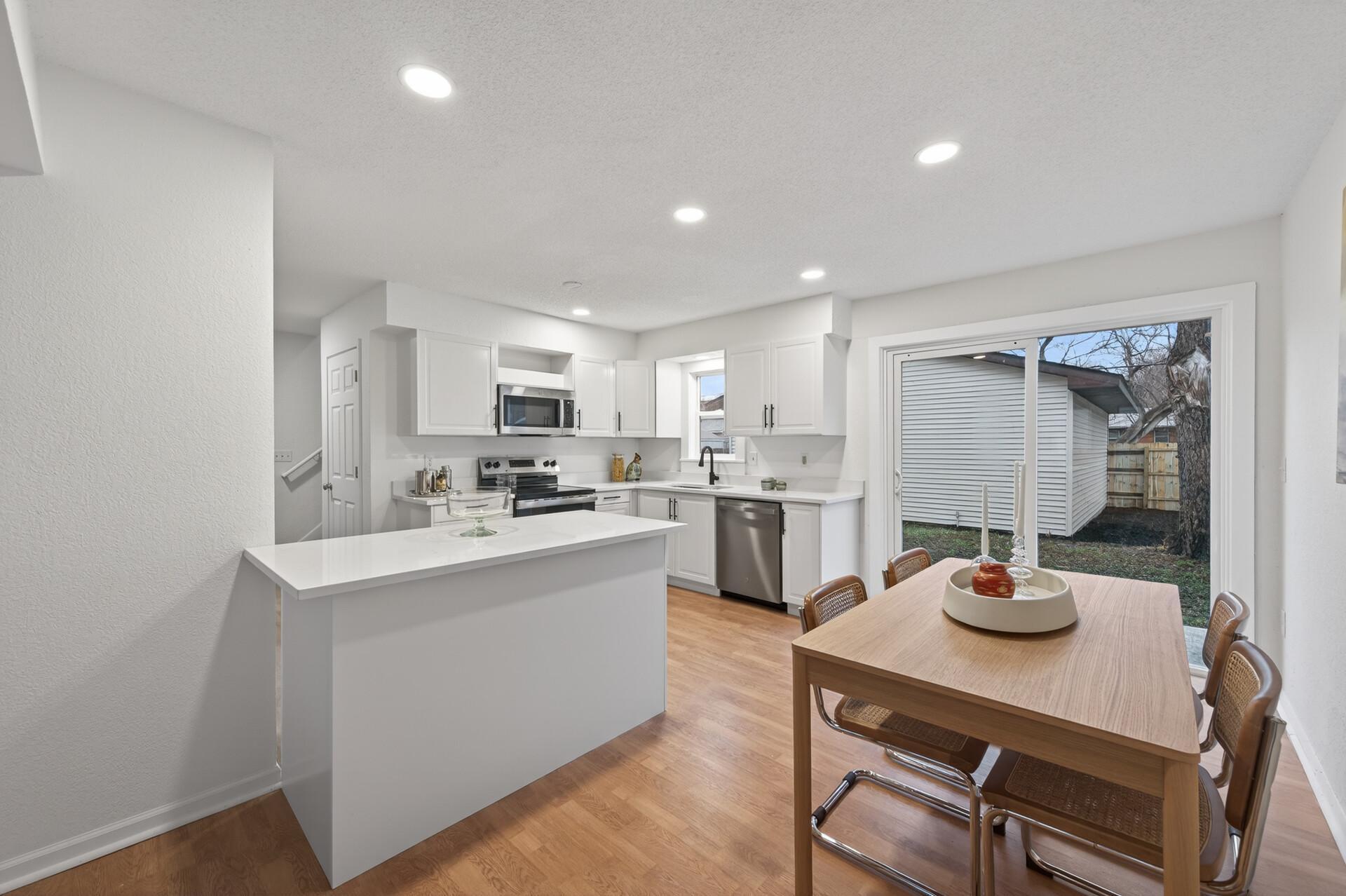 New Sliding Door on Rear Walkout