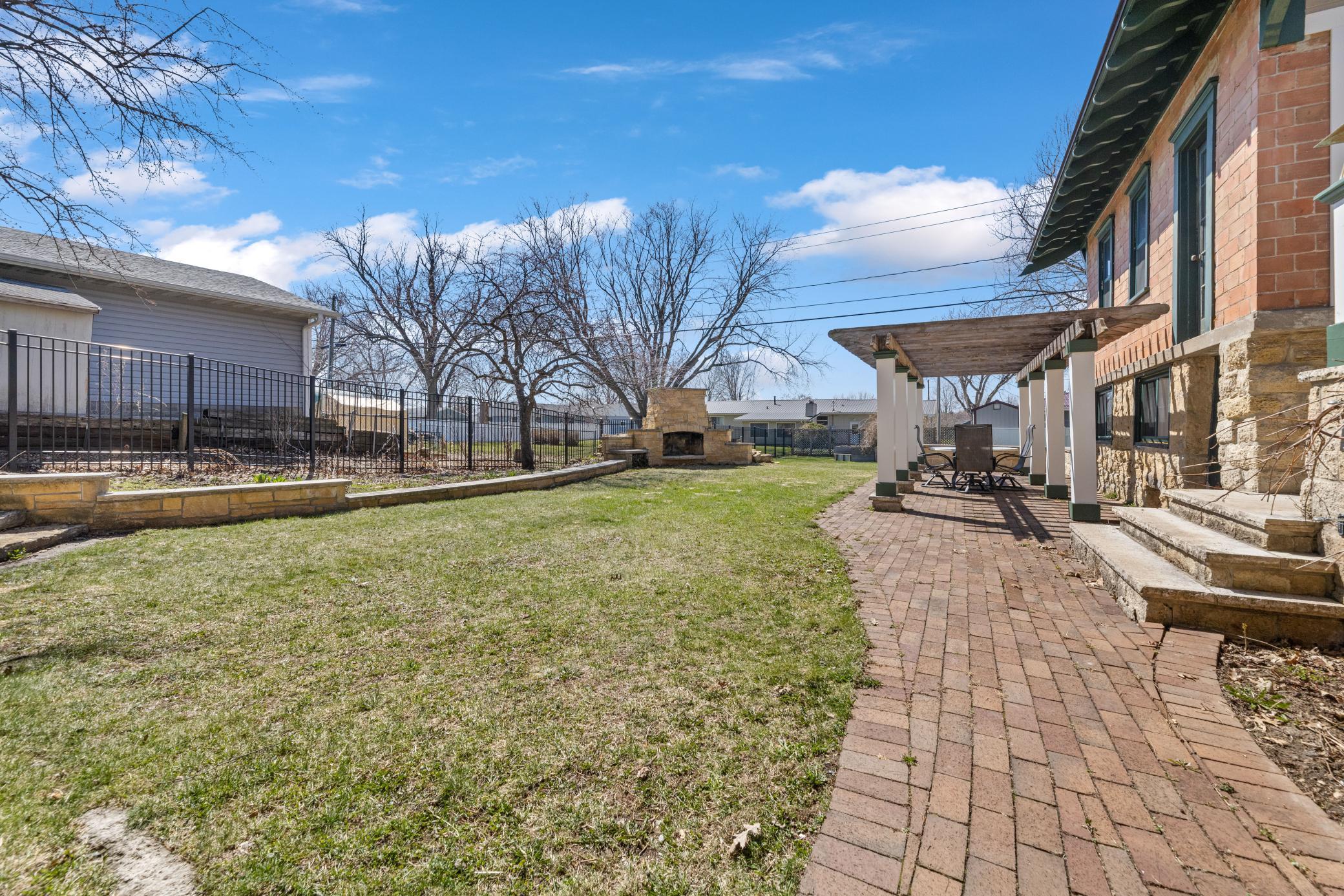 flat backyard offering endless space for play, entertaining, and outdoor living with ease.