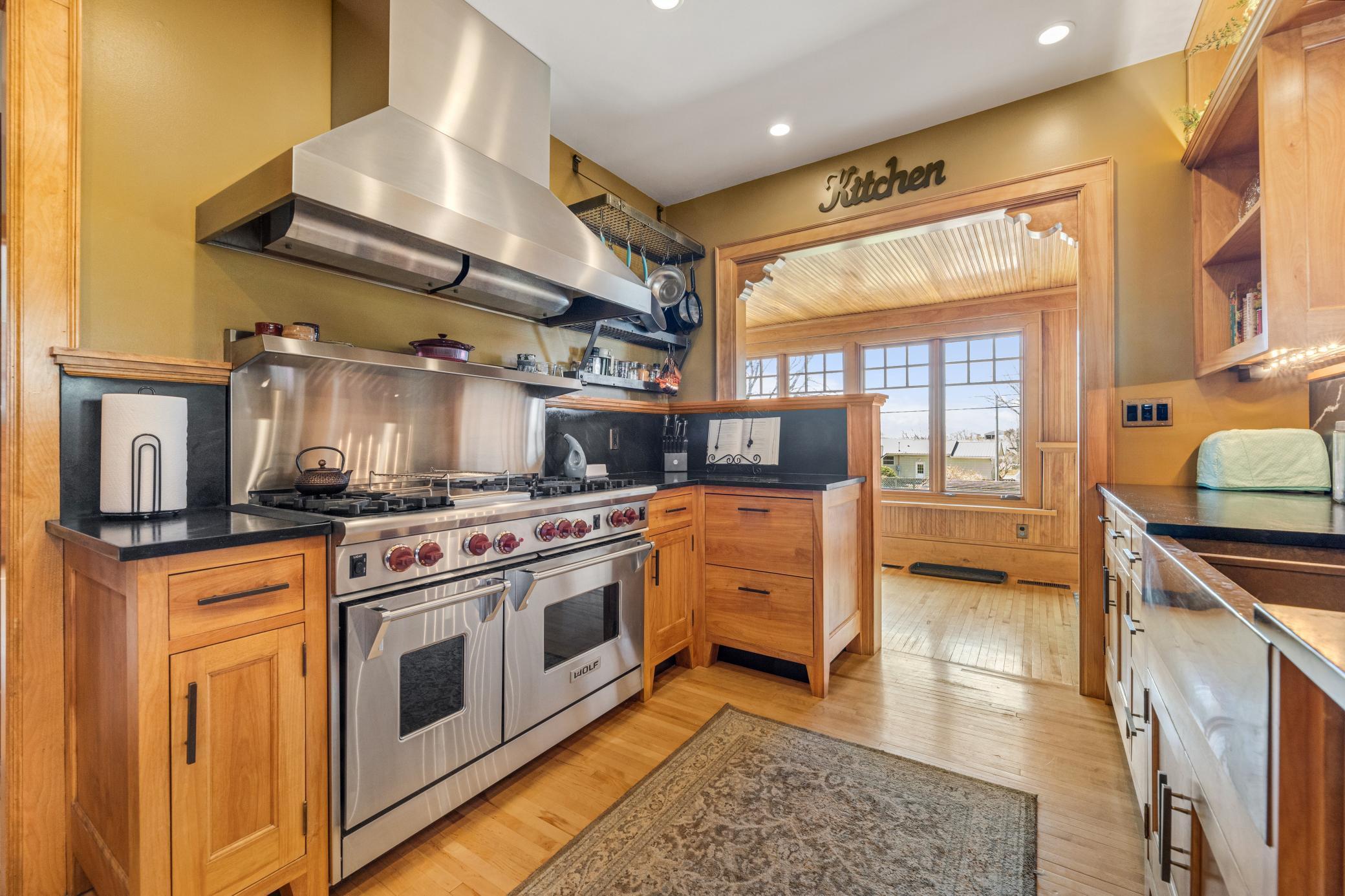 A chef’s dream kitchen with abundant cabinetry, designed for both effortless cooking and stylish entertaining.