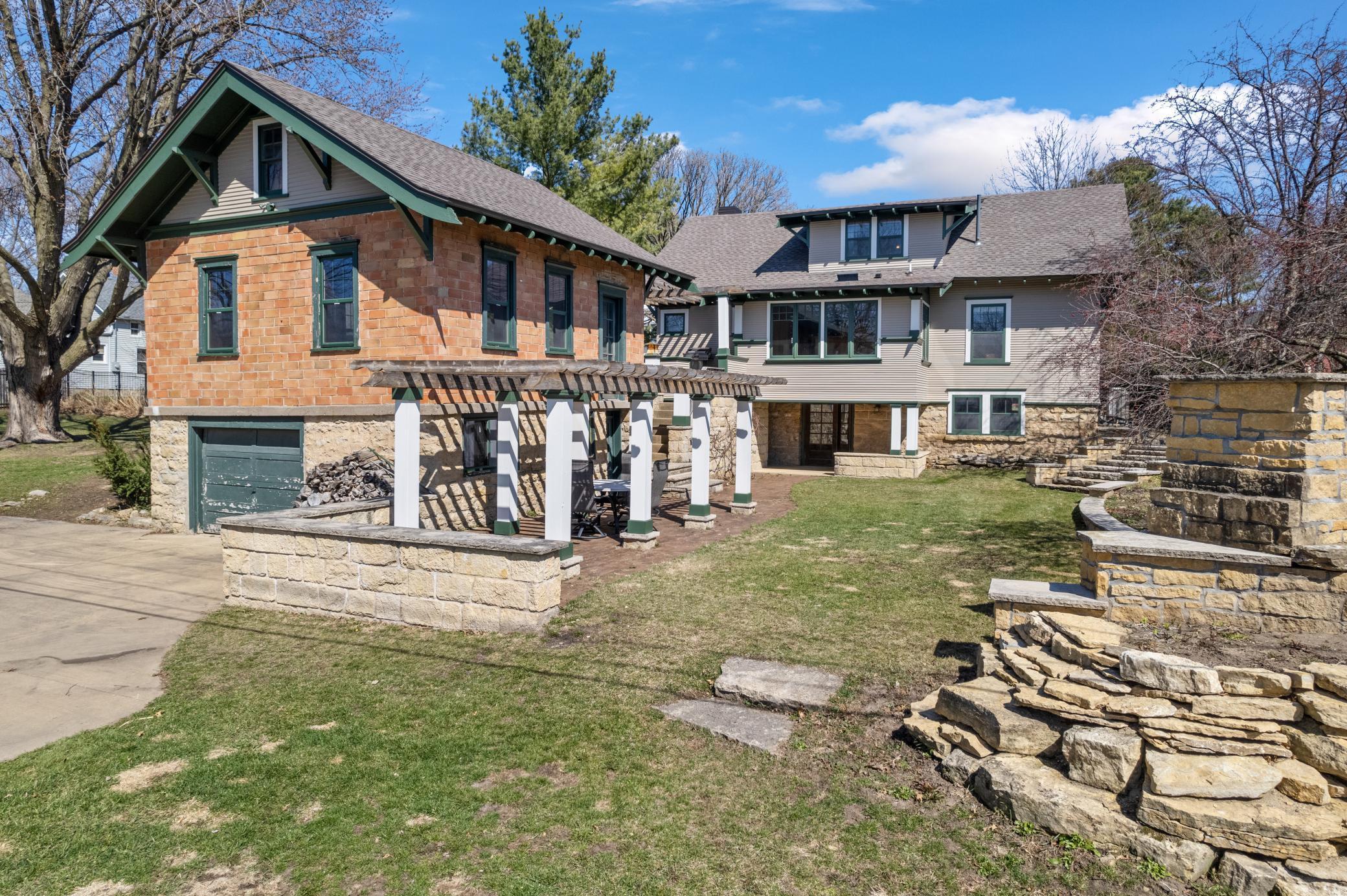 Charming brick carriage house that is as quaint as it is functional.