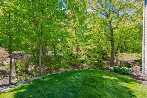 Gorgeous wooded lot with greenspace and endless beauty
