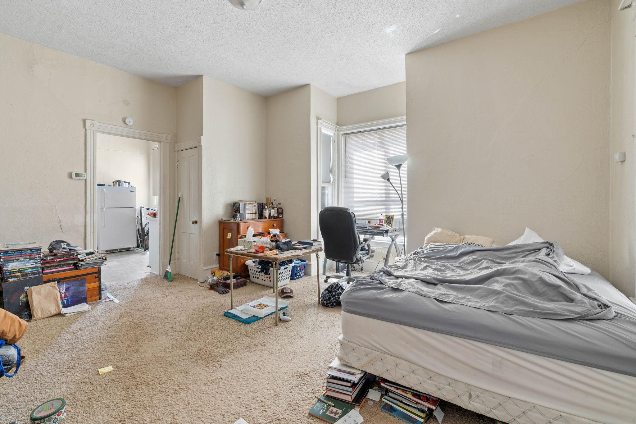 Unit 2, large studio, main level.