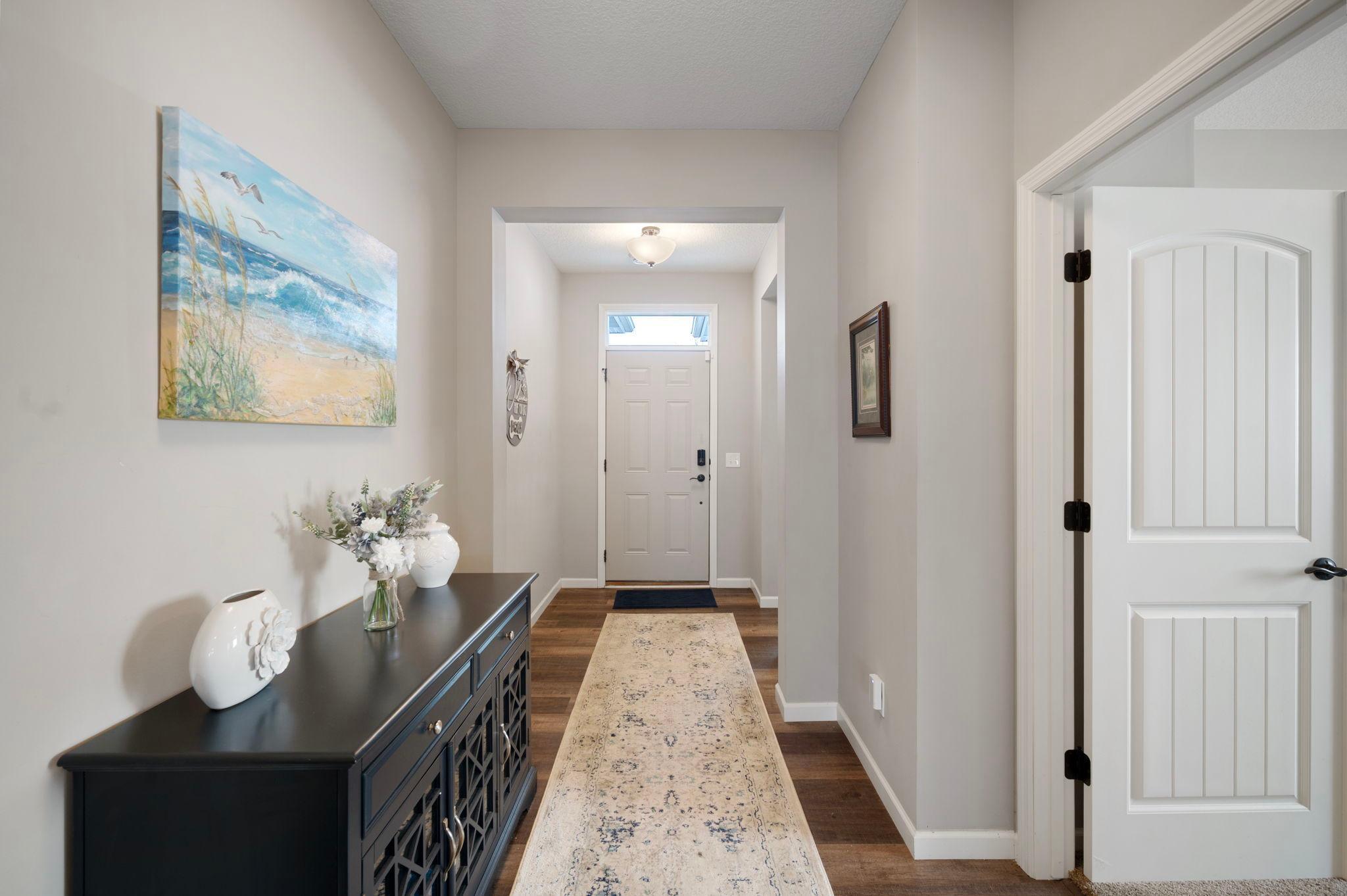 Spacious Entrance into the Home, wide Hallways, LVP flooring