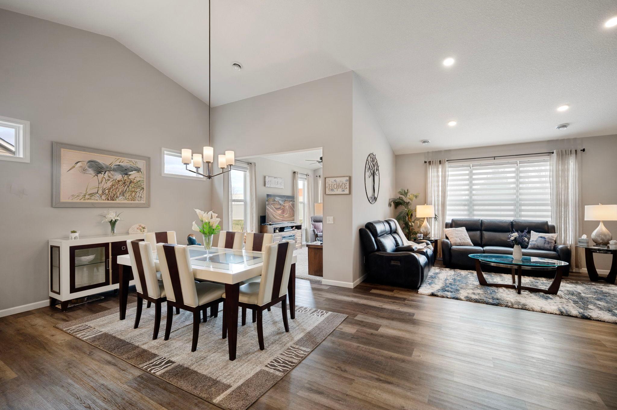 Dining Space/Flex Room - Room to the left is the Sunroom