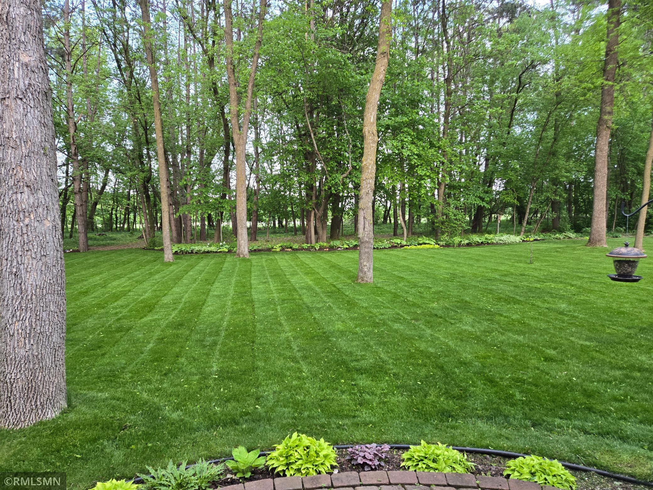 Home offers a sprinkler system.