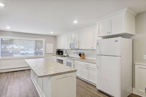 Full kitchen party room in the pool building.