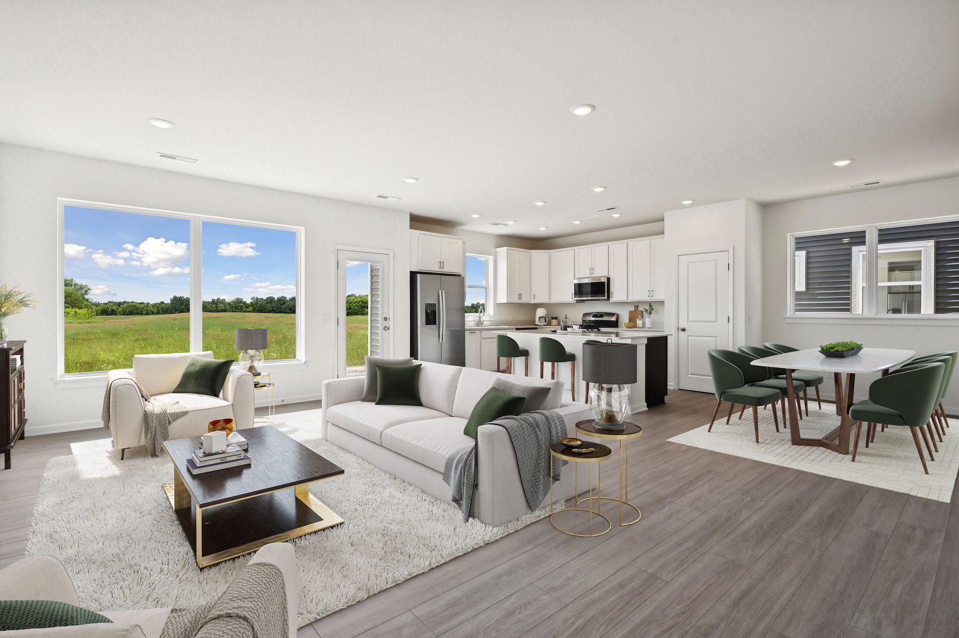 Virtually staged concept.