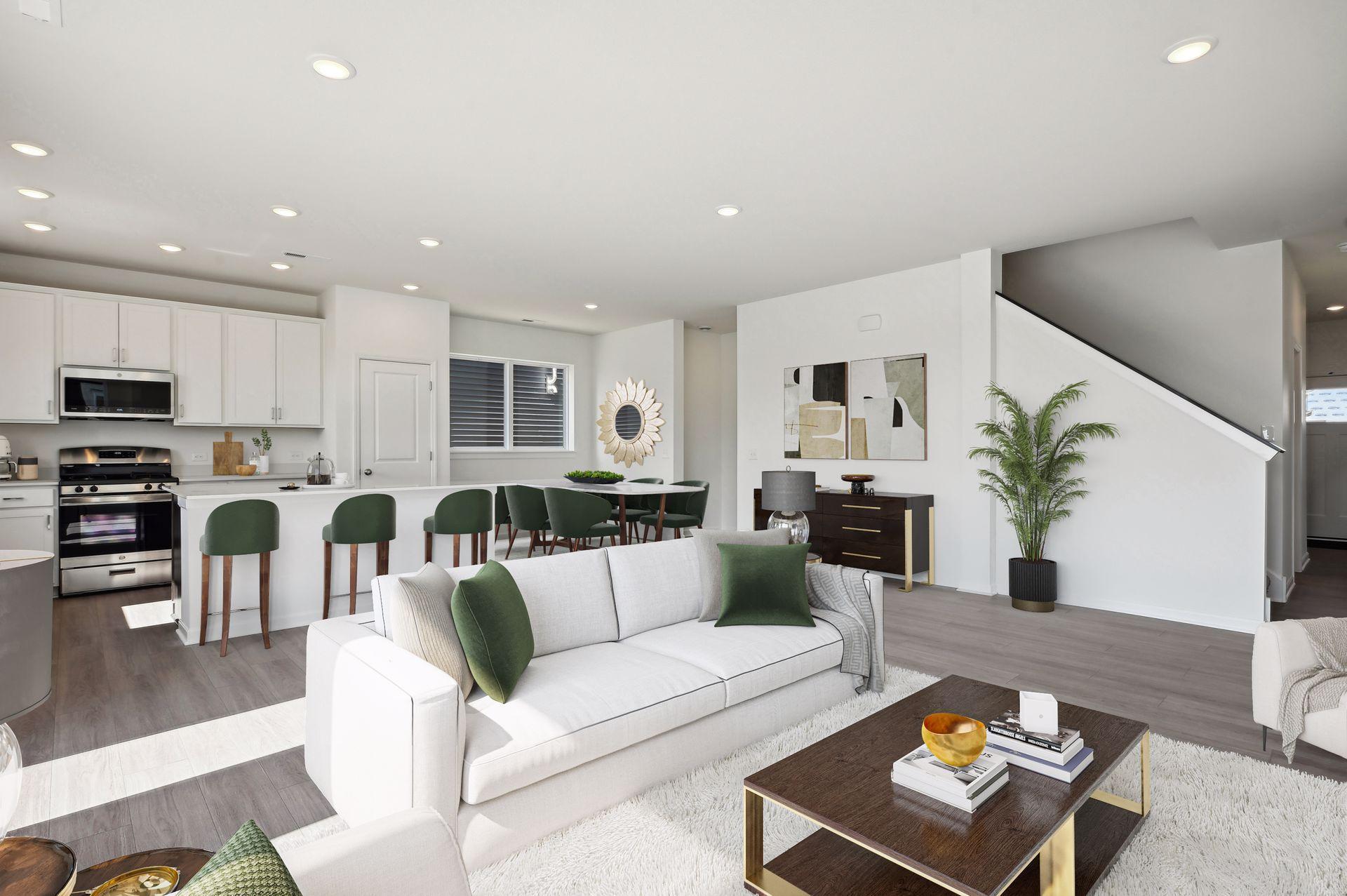 Virtually staged concept of this home