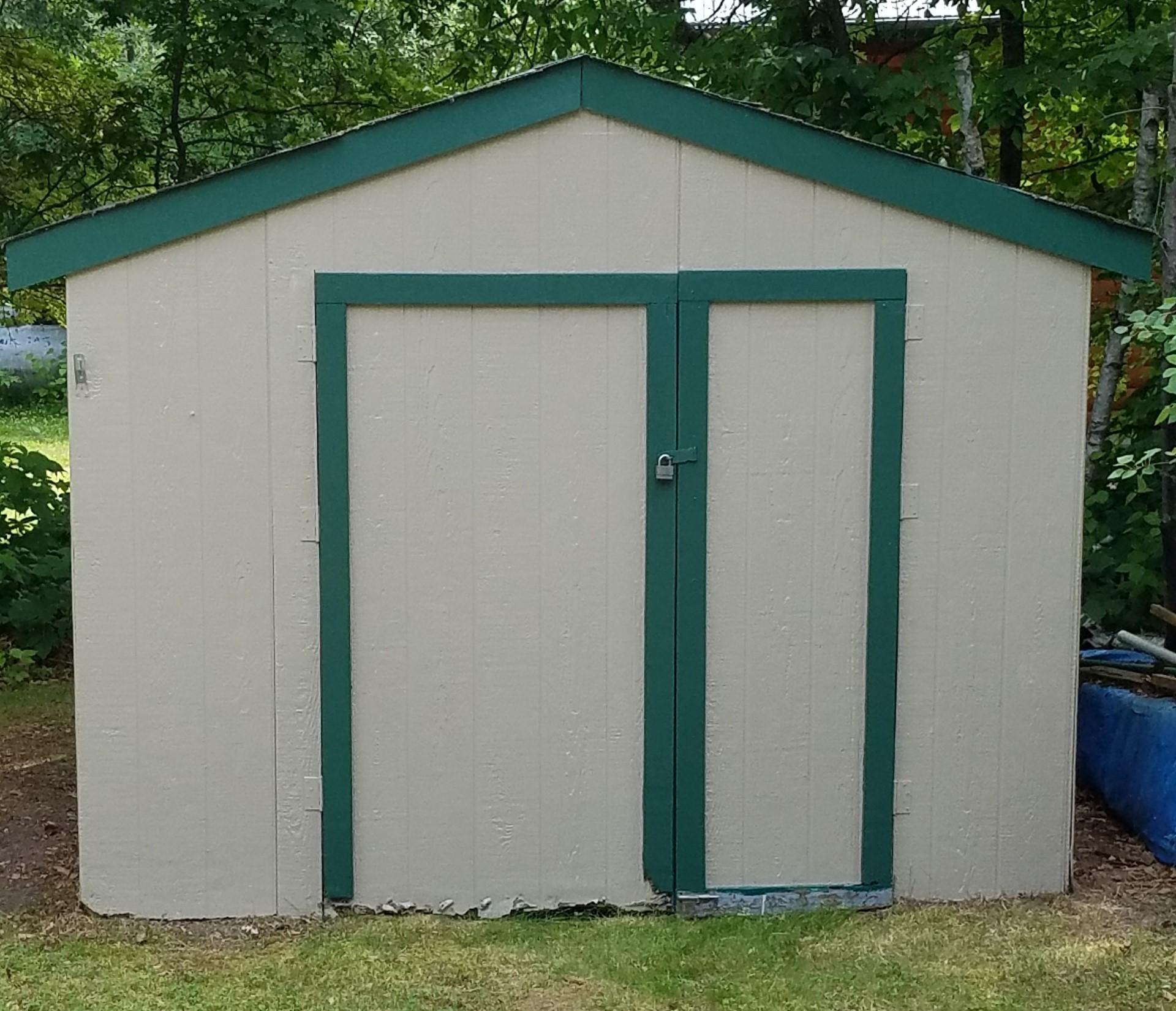 Extra storage shed