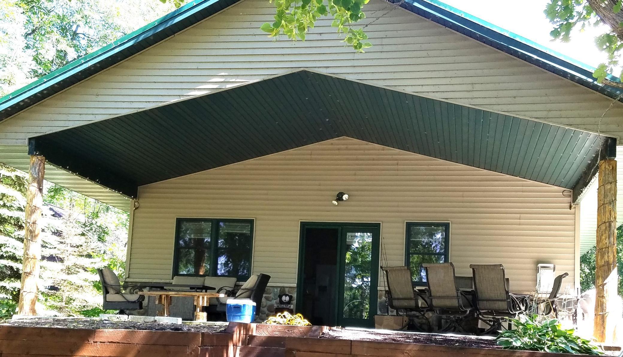 Walkout to the 32 x 12 covered patio on the lakeside of the home