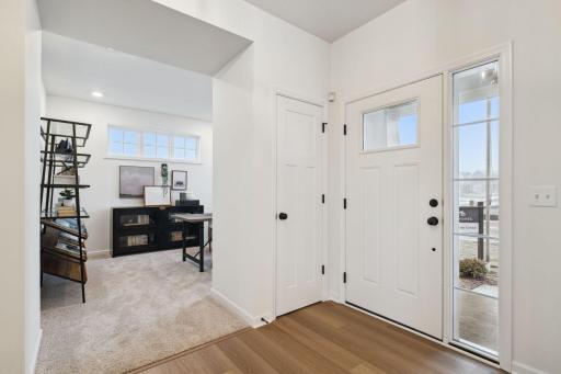 Entryway - )Staged photo of a model). Pic for representational purposes as finishes may be different.
