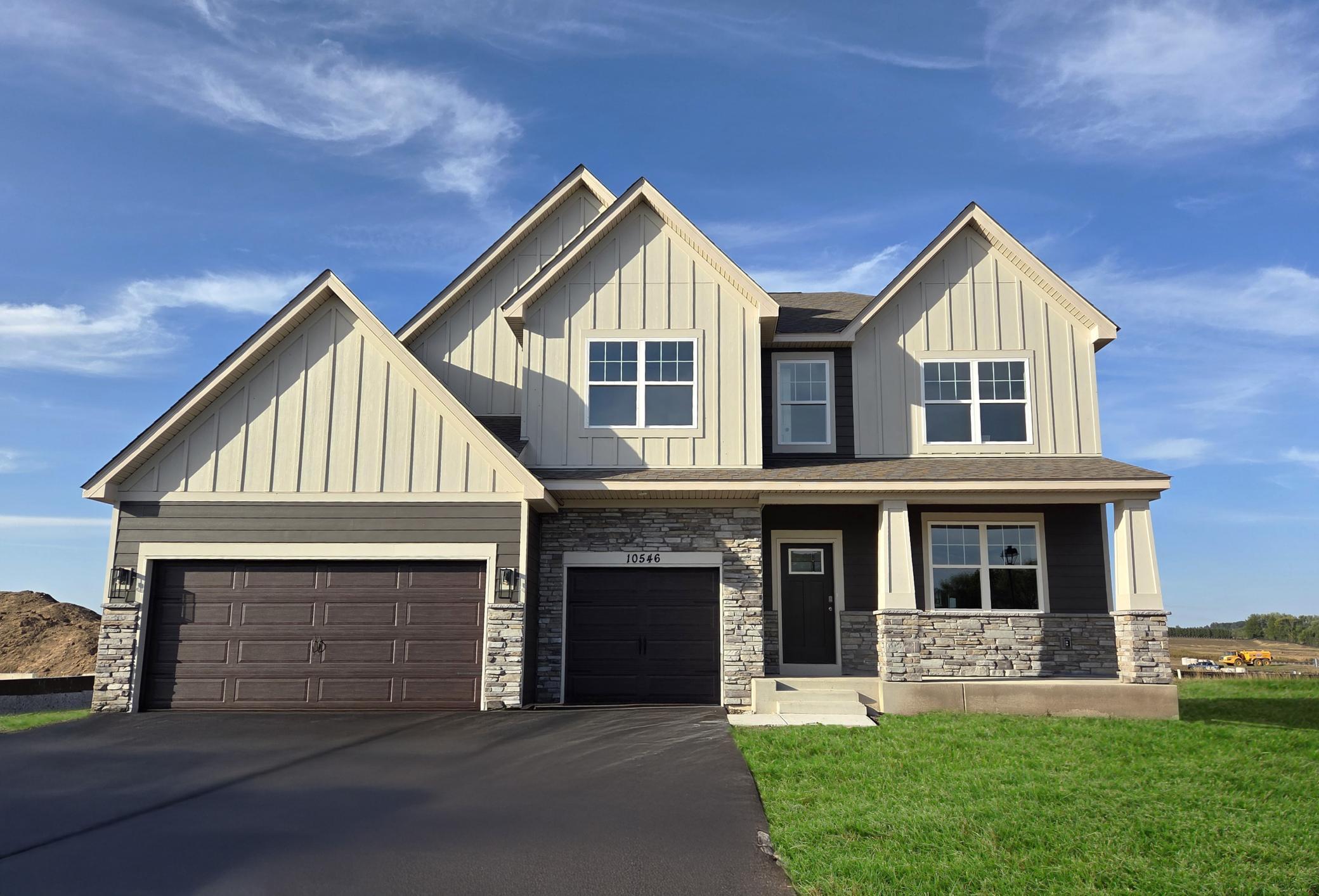 Actual home will be different colors.