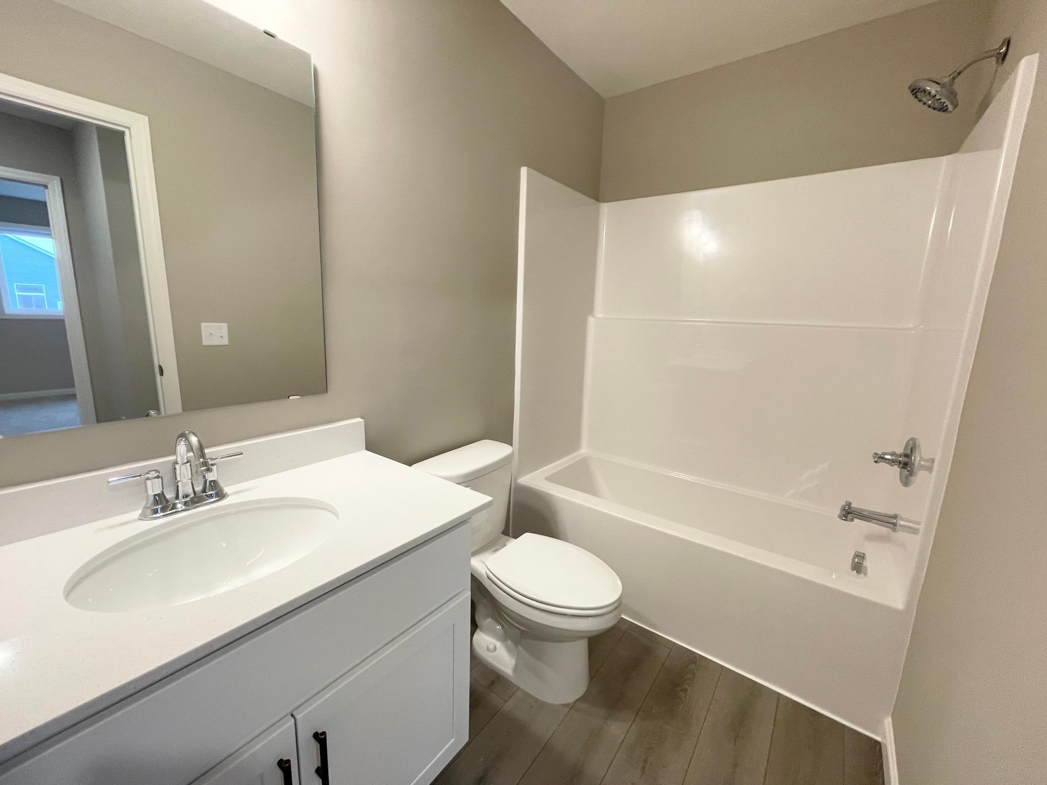 Photo shows the same floor plan but not the actual home. Photos of actual home will be uploaded when home has been completed and cleaned.