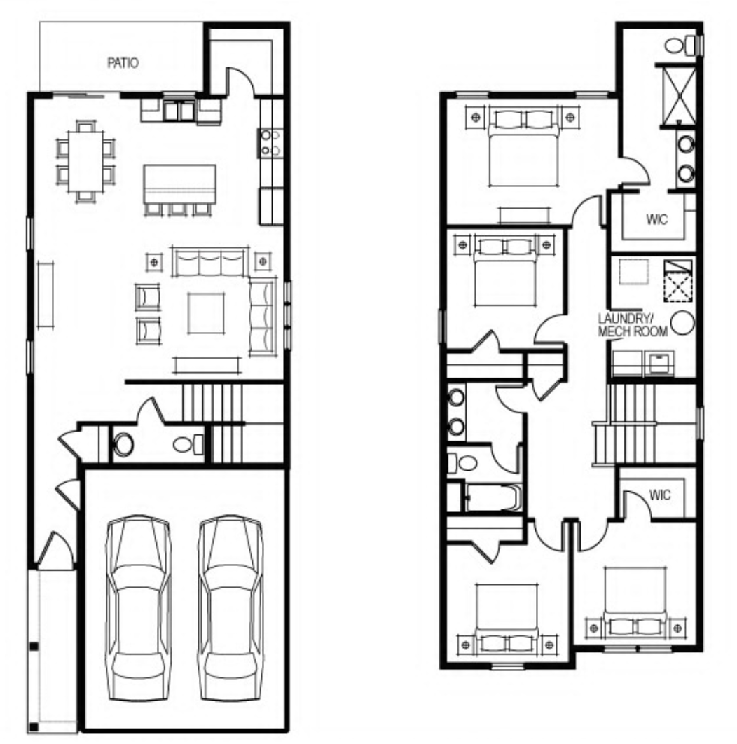 The Edison floorplan offers a smartly designed open main floor layout with 4 bedrooms and laundry up. Spacious patio and more!