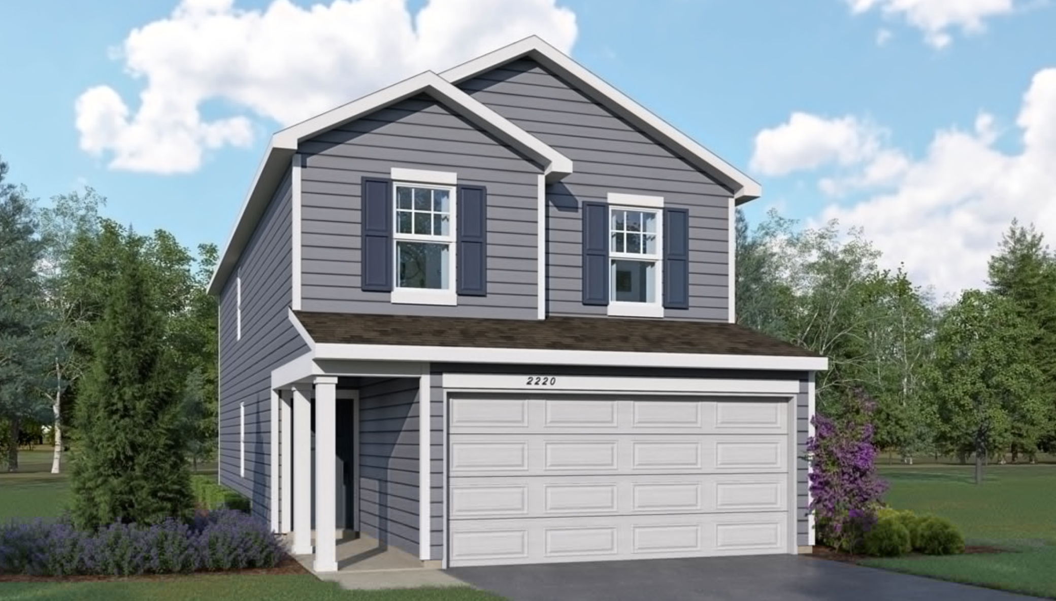 Welcome home to the Edison! Driveway, sod, irrigation and city approved trees included with your new home! Ask for details on the siding colors and exterior details selected for this home. Also enjoy your 6x15 concrete patio this summer!