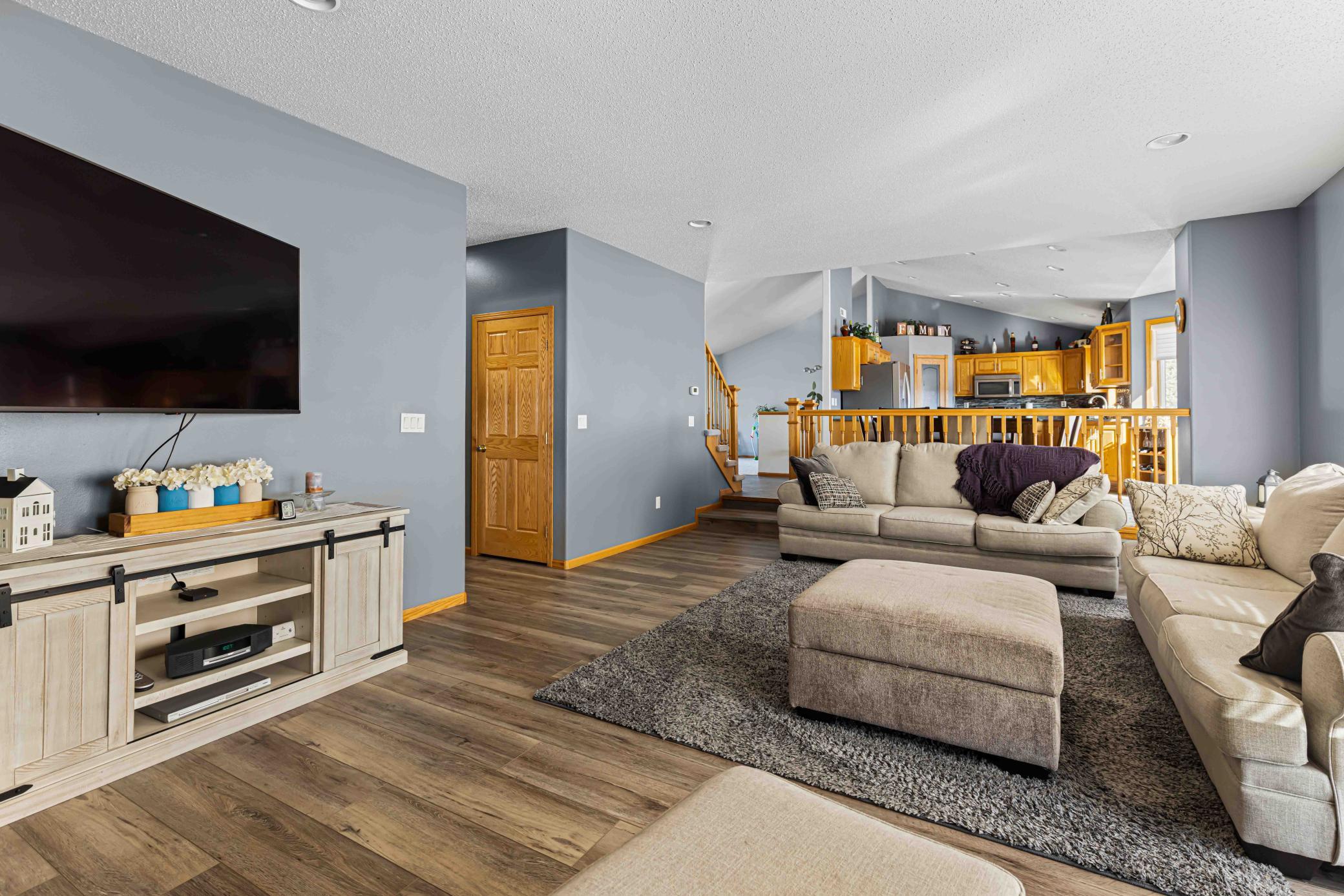 Great room off of dining room and kitchen