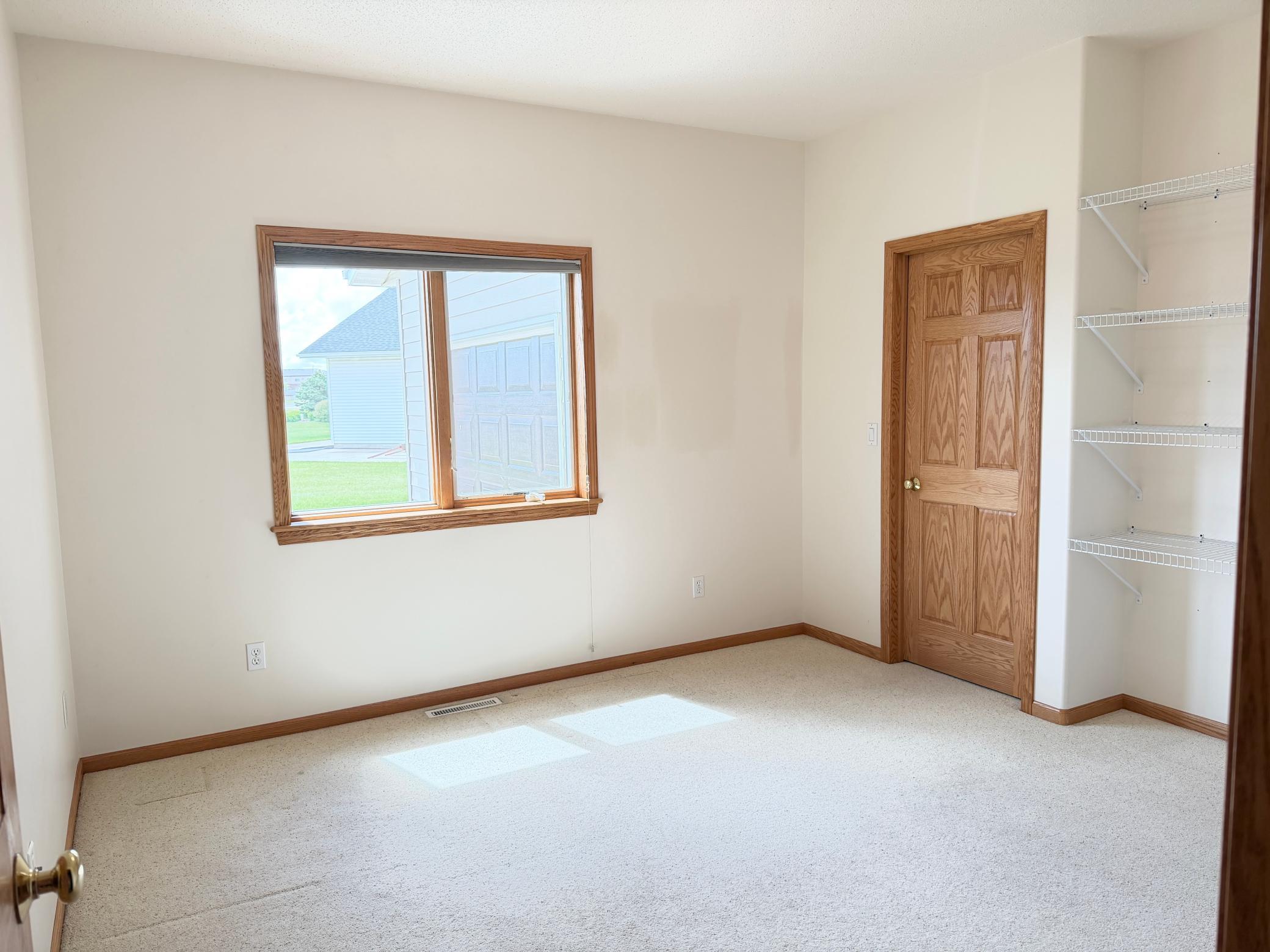 Main Floor Bedroom/Office (13' x11.10') on main floor with walk in closet