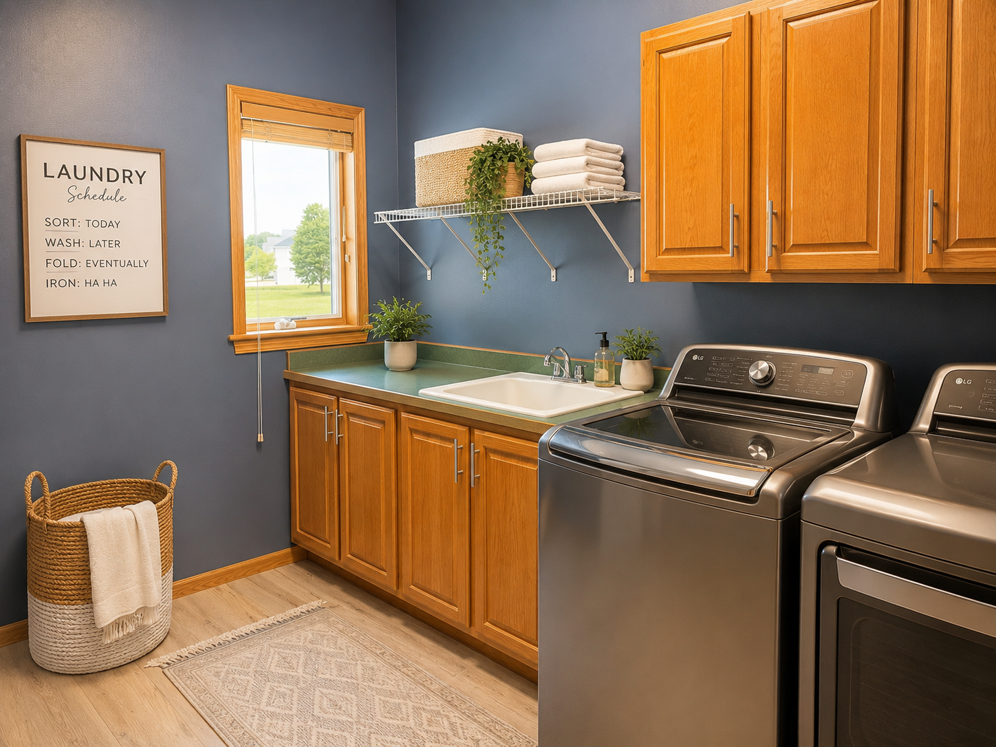 Virtual Laundry Room-Main floor laundry room -washer and dryer included
