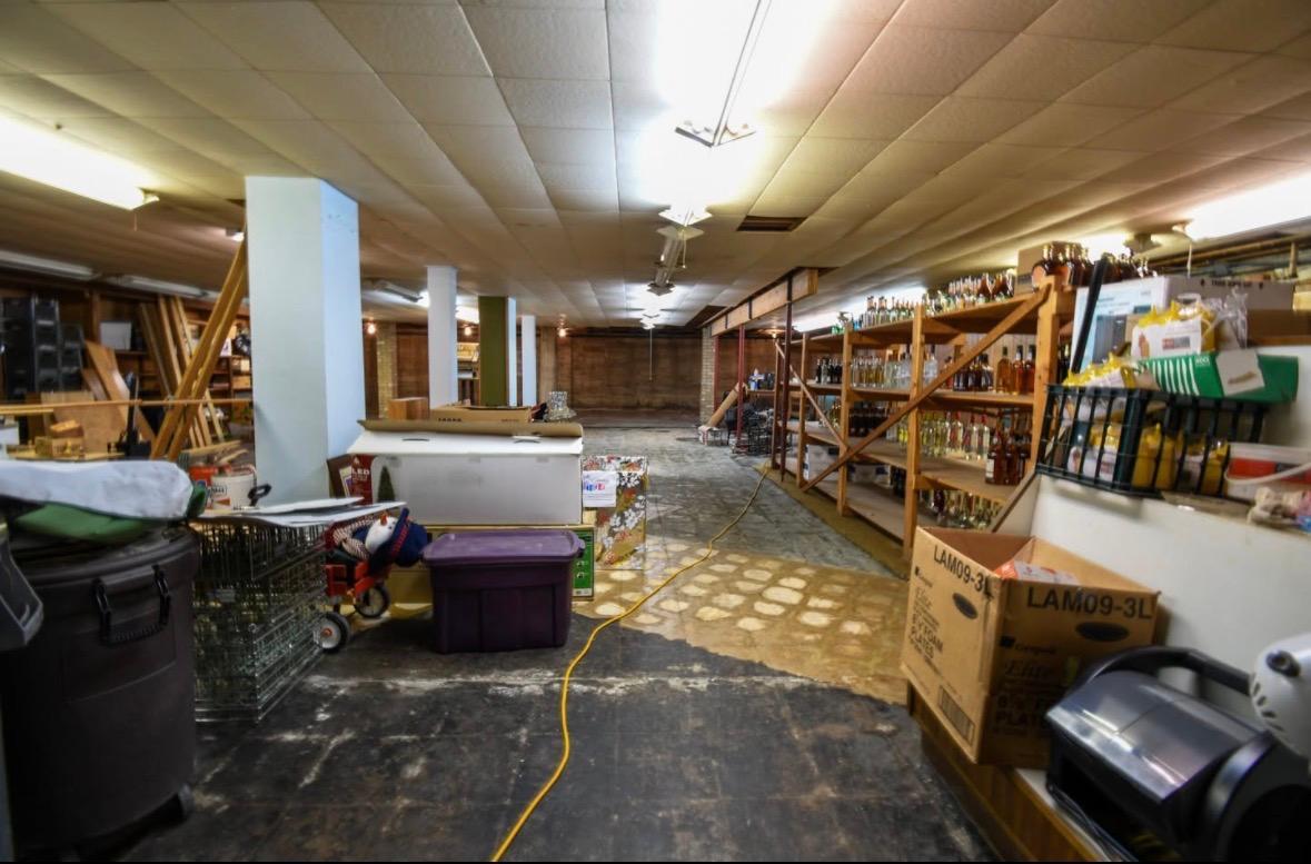 Basement storage