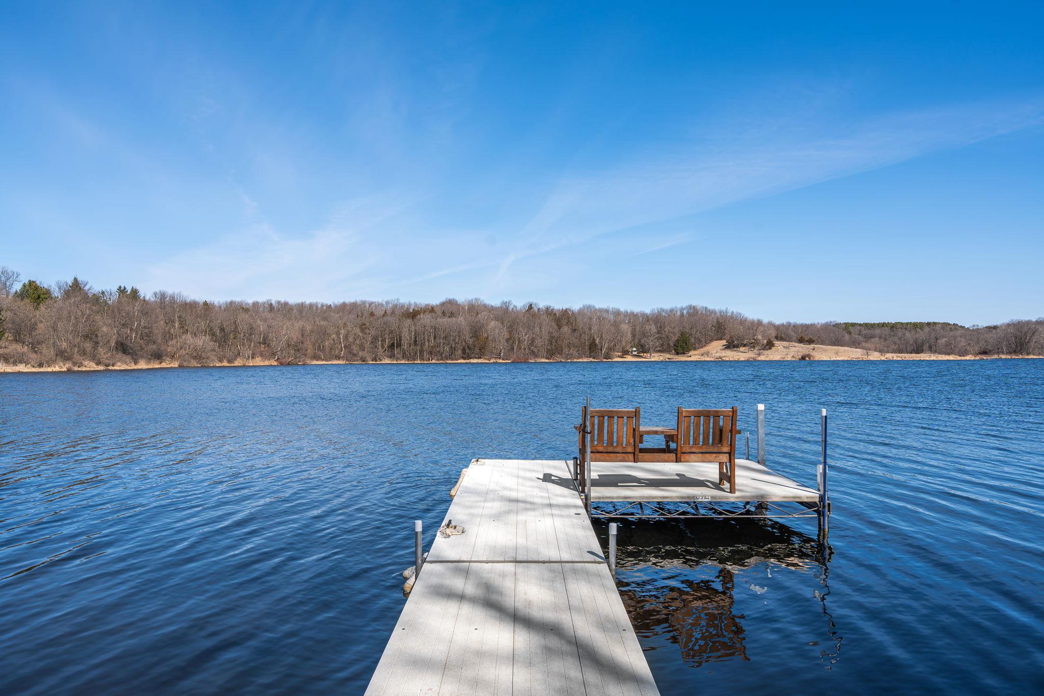Excellent fishing and swimming, Big Trade has a sandy bottom and also connects to Little Trade Lake