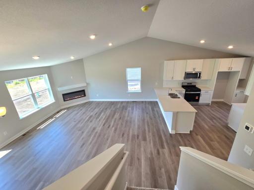 The Bryant II Main Floor at Highlands at Eagle View in Elko New Market. Photo is of actual home. Options and colors may vary. Ask Sales Agent for details.