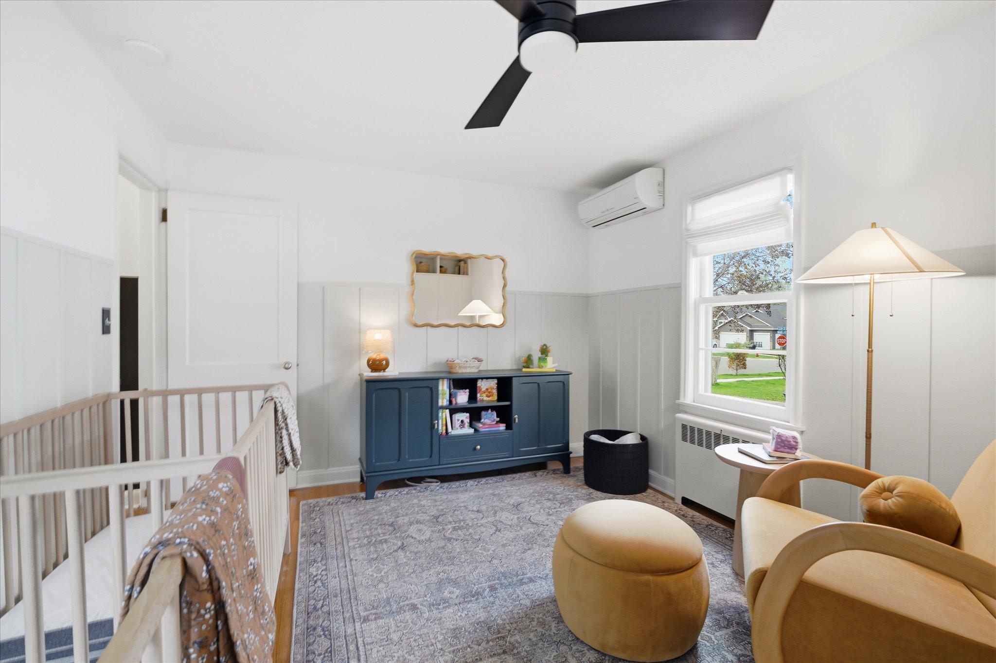 All three bedrooms on the main and upper levels have a mini-split AC unit, so comfort will be no issue. Cool pillows at night are a must!