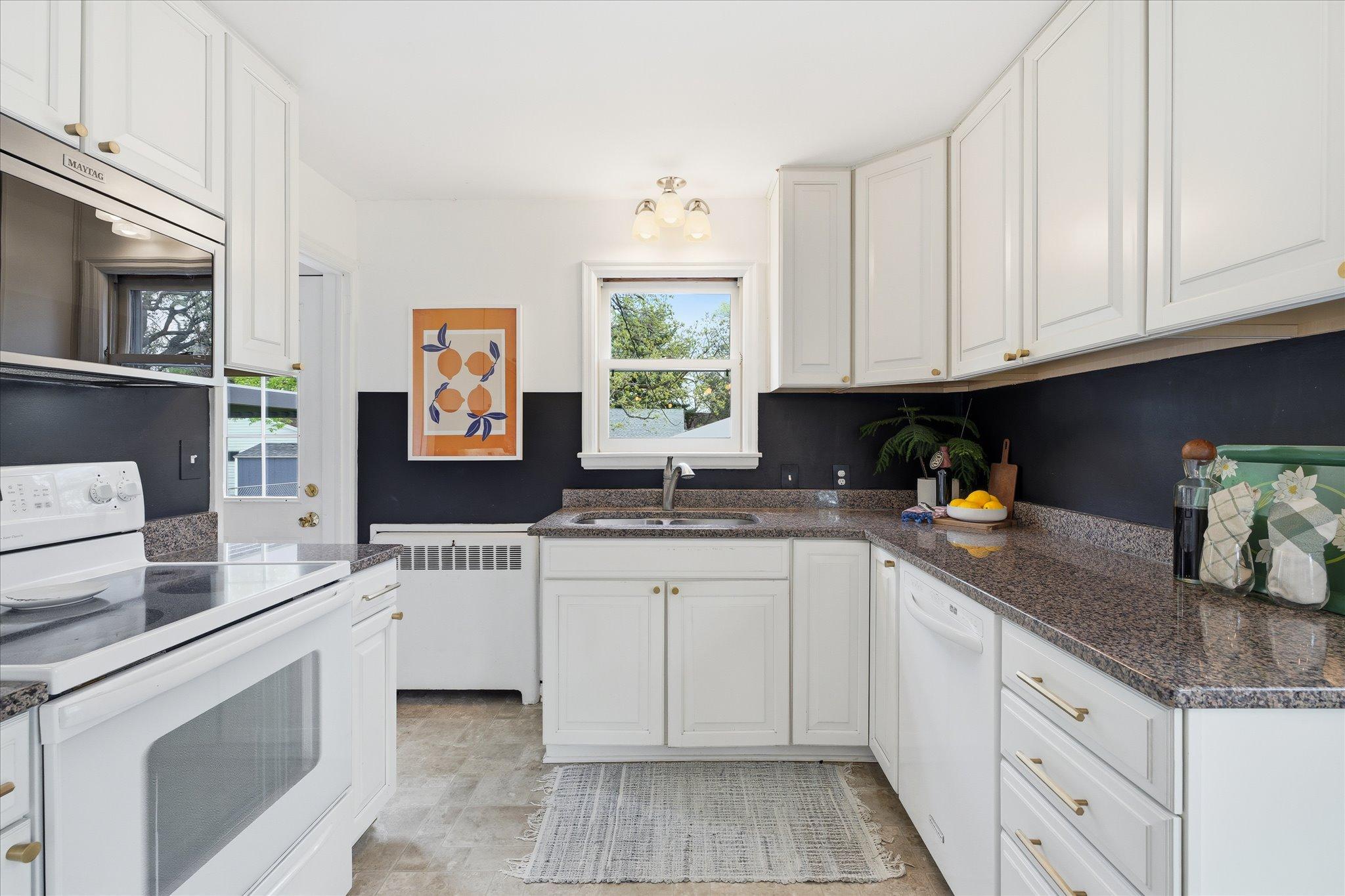 Fully functional. Bright. Beautiful. What a great kitchen.