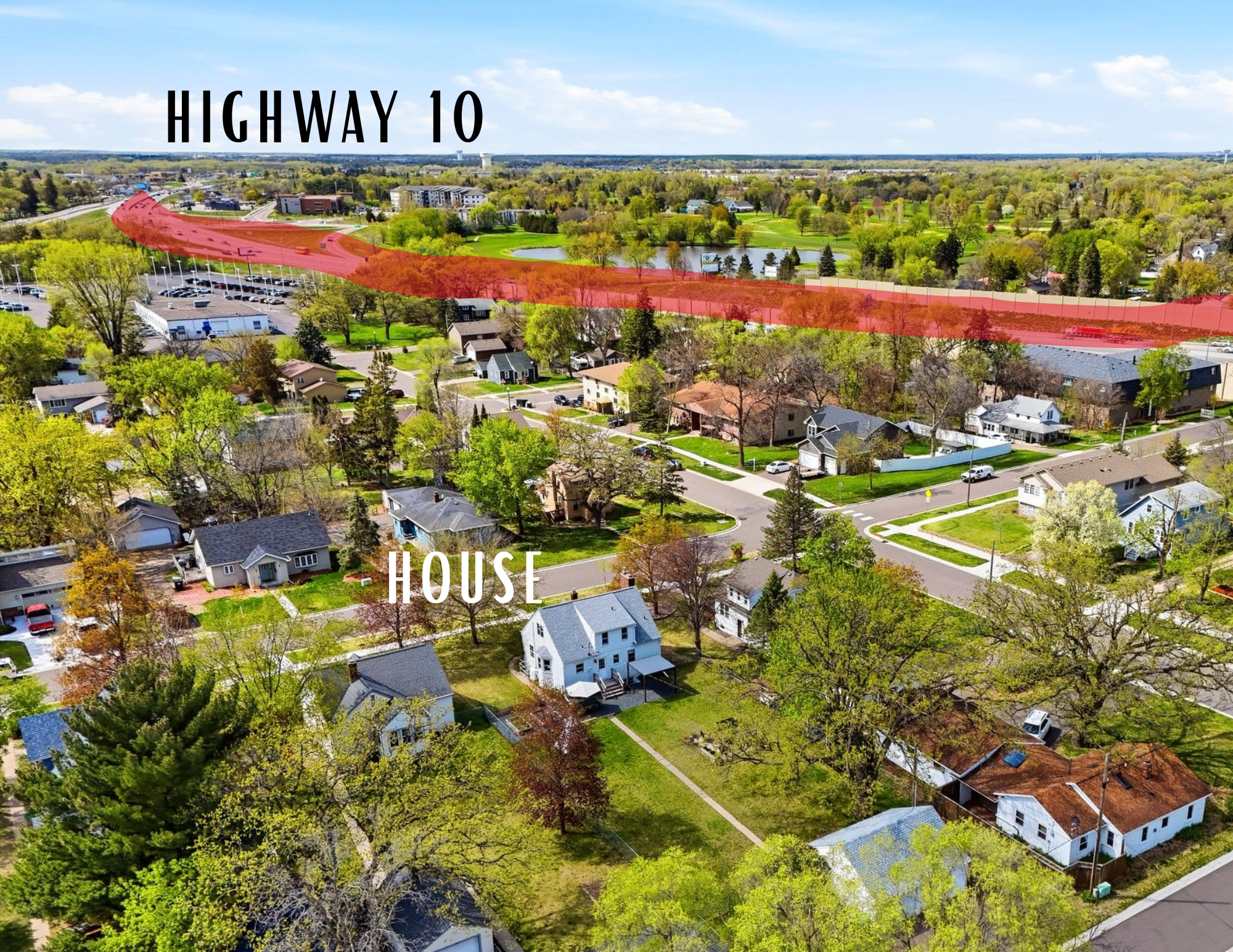 The convenience to highway 10, highway 169 and highway 47 is superb.