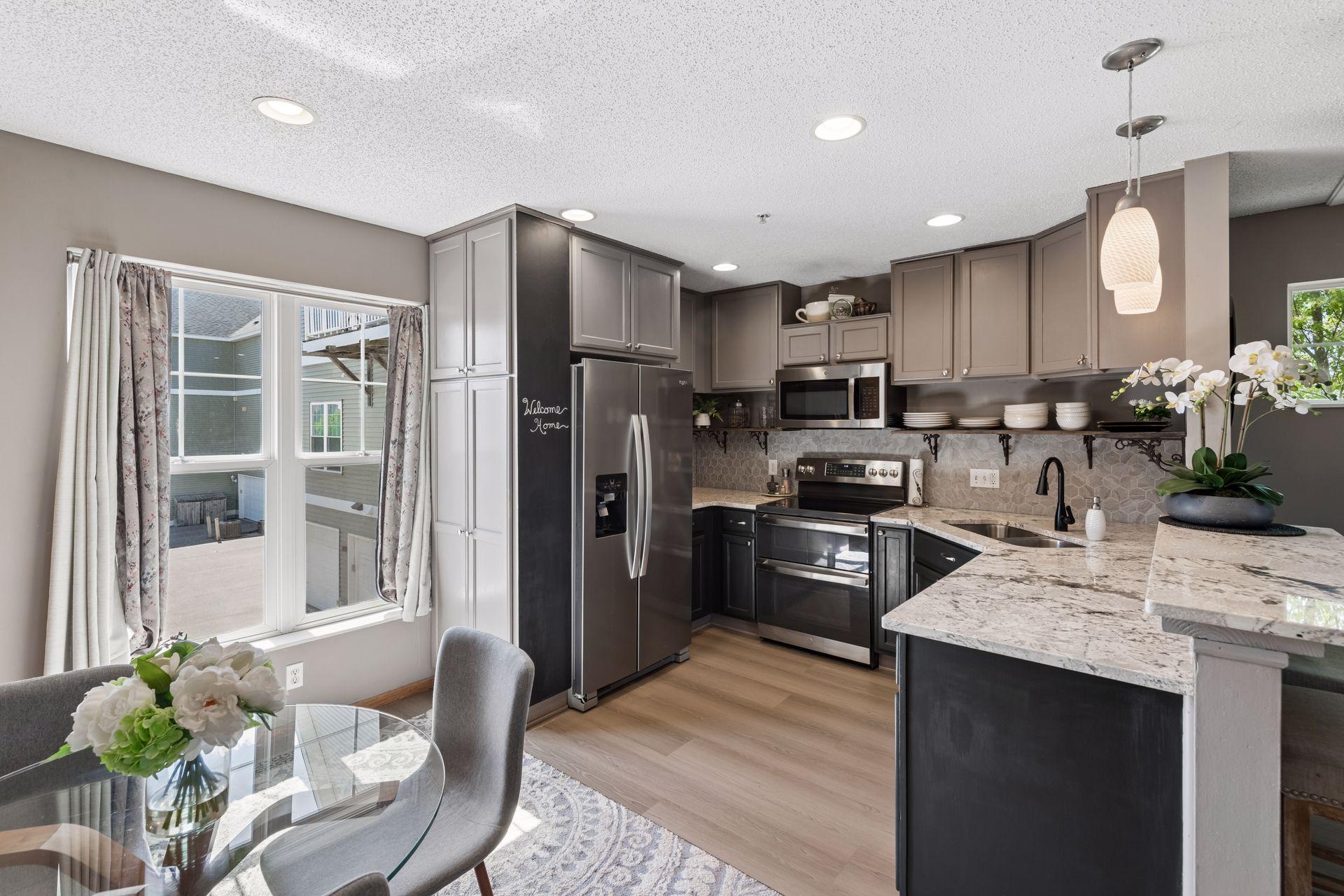 Kitchen With Extra Cabinetry and Storage