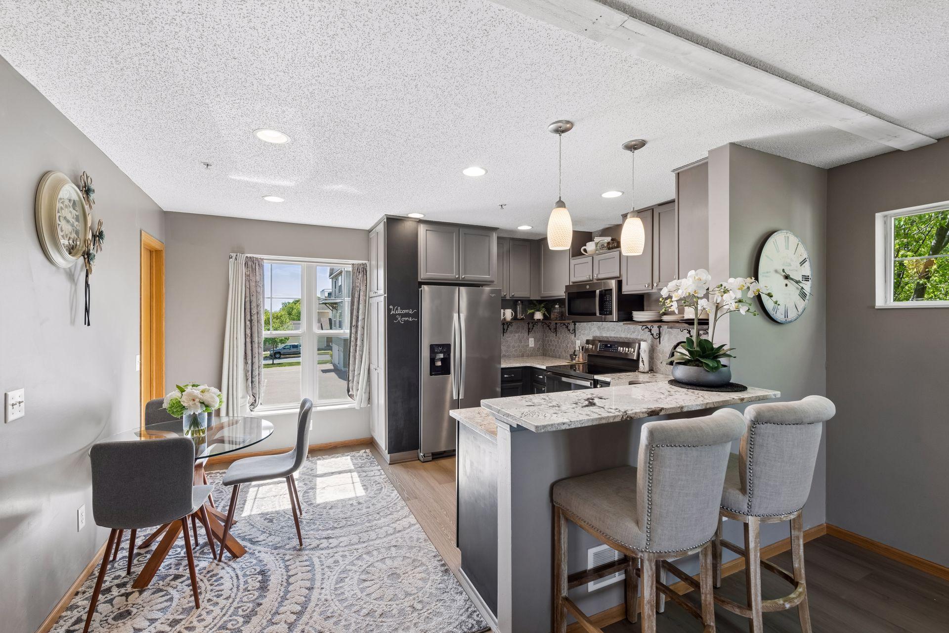 Kitchen and Dining Area
