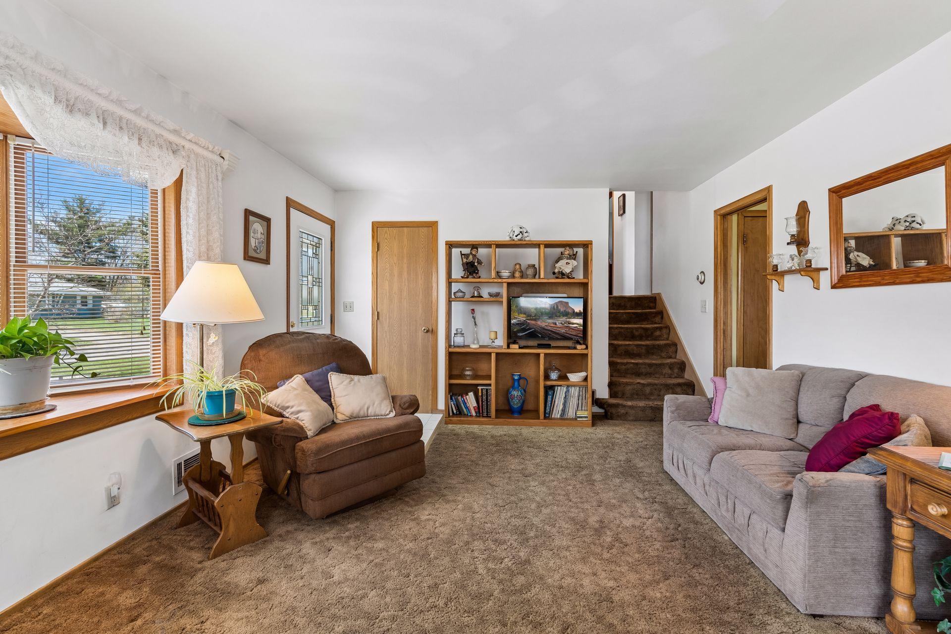 Hardwood Floors Located Under All Carpet