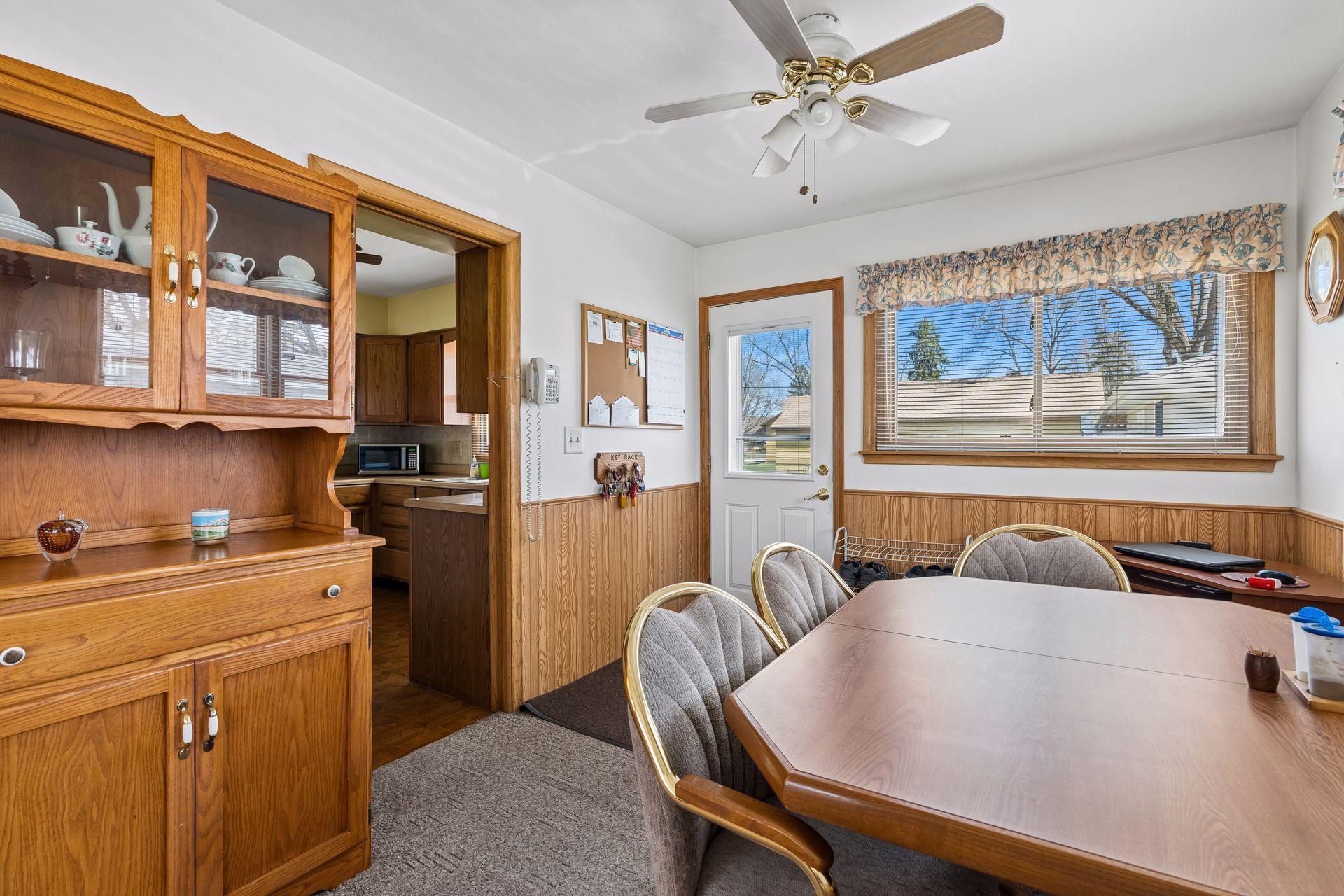 Dining Area into Kitchen
