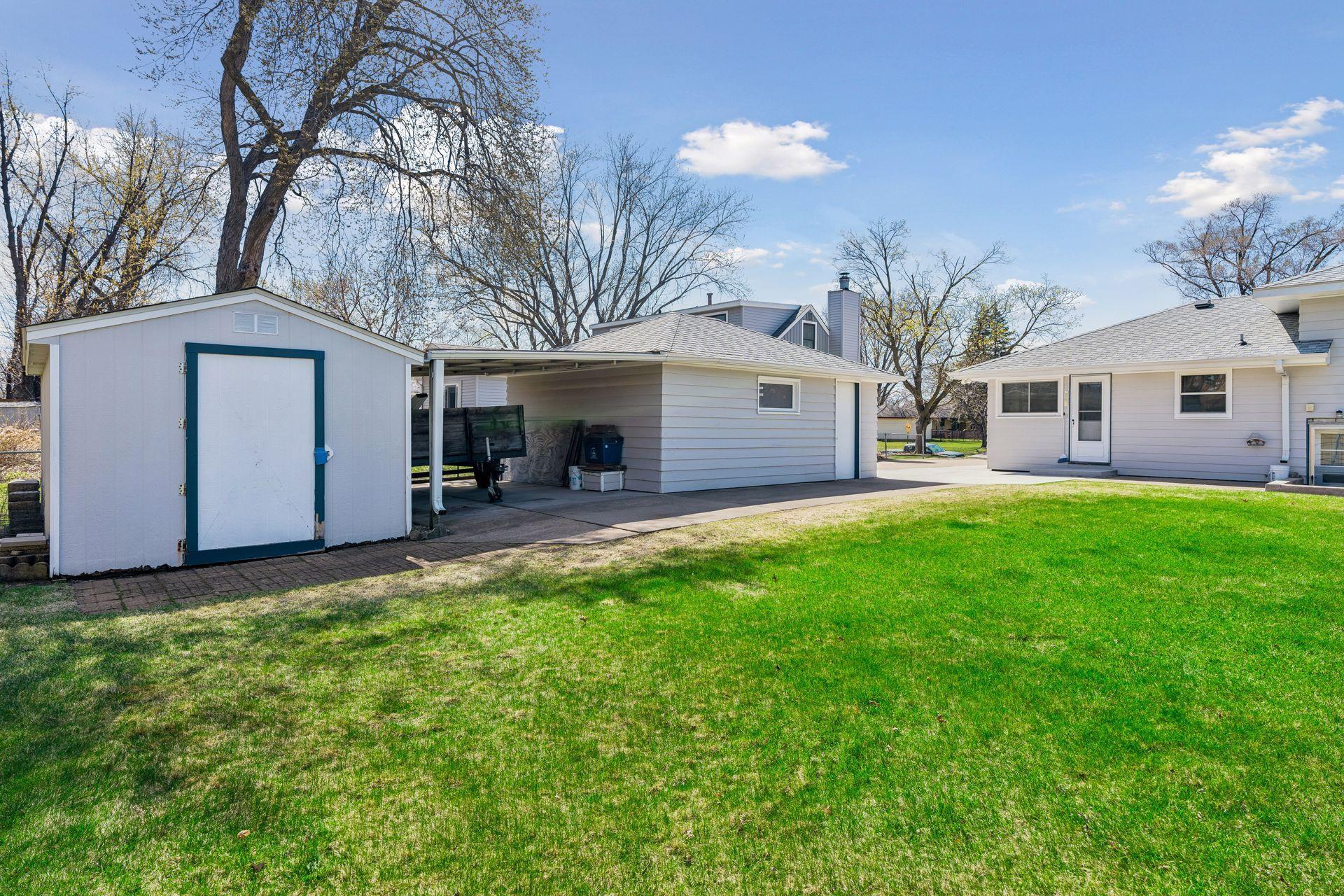 Detached Garage, Shed, and Covered Outdoor Storage