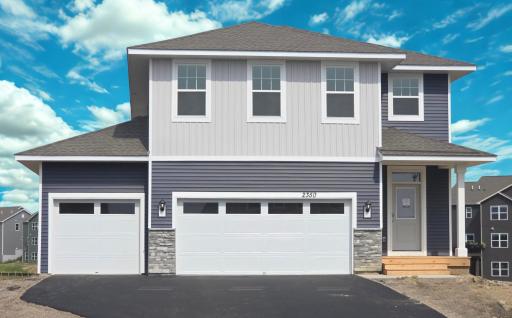 Photo for 2350 Pleasant Avenue, Shakopee, MN 55379 - listing #7053814 Welcome home to 2350 Pleasant Avenue! The Elm floor plan features 5 bedrooms, 3 bathrooms, a 3-car garage, and is on a premier cul-de-sac lot backing to a pond. This is a photo of the actual home.