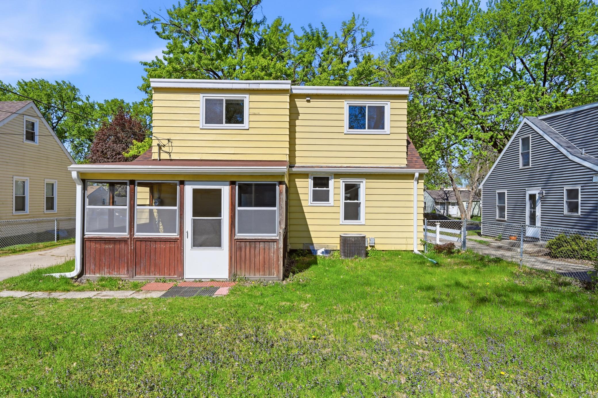 Rear of home