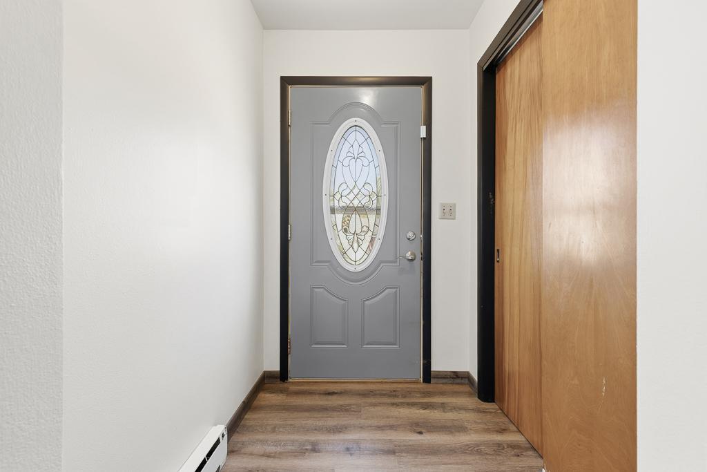 Front entry with a new front door