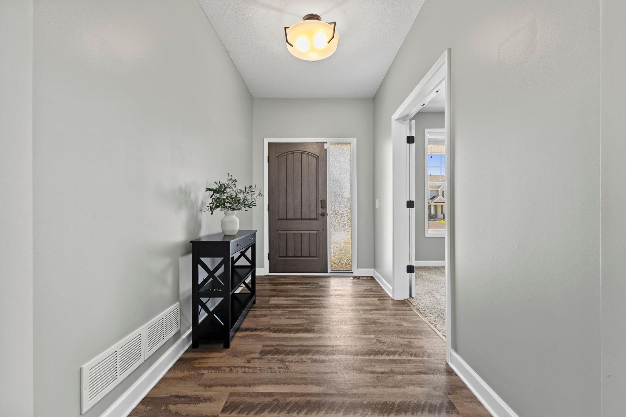 A spacious foyer greets you!